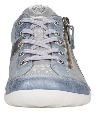 Remonte Schnürschuh mit feinem Metallic-Schimmer, Freizeitschuh, Halbschuh, Schnürschuh