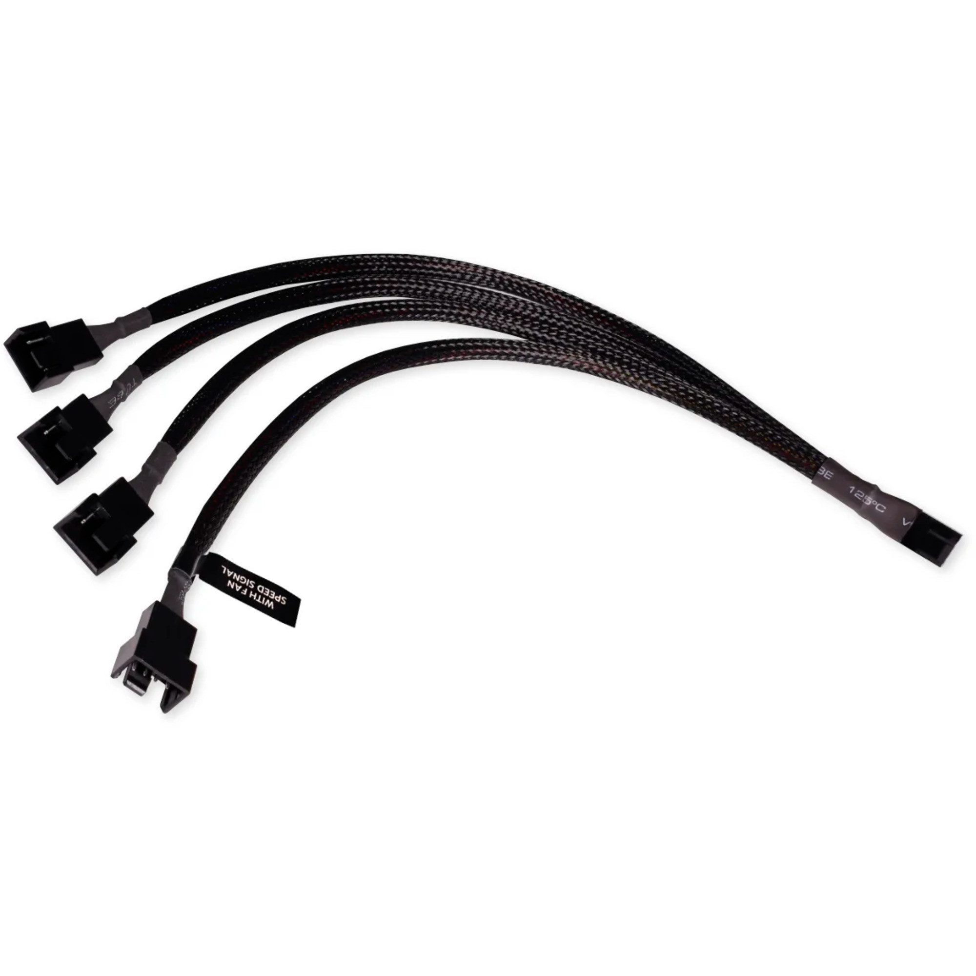 CPU Kühler Alphacool Y-Kabelsplitter 4-Pin auf 4x 4-Pin PWM
