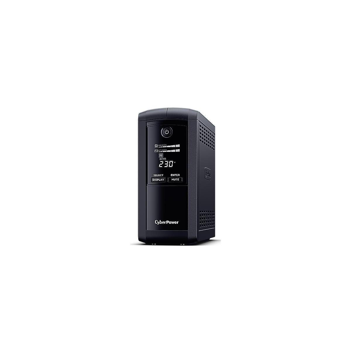 CYBERPOWER SYSTEMS USV-Anlage VP1000ELCD - 1000 VA/ 550 W Line-Interactive, USB HID...