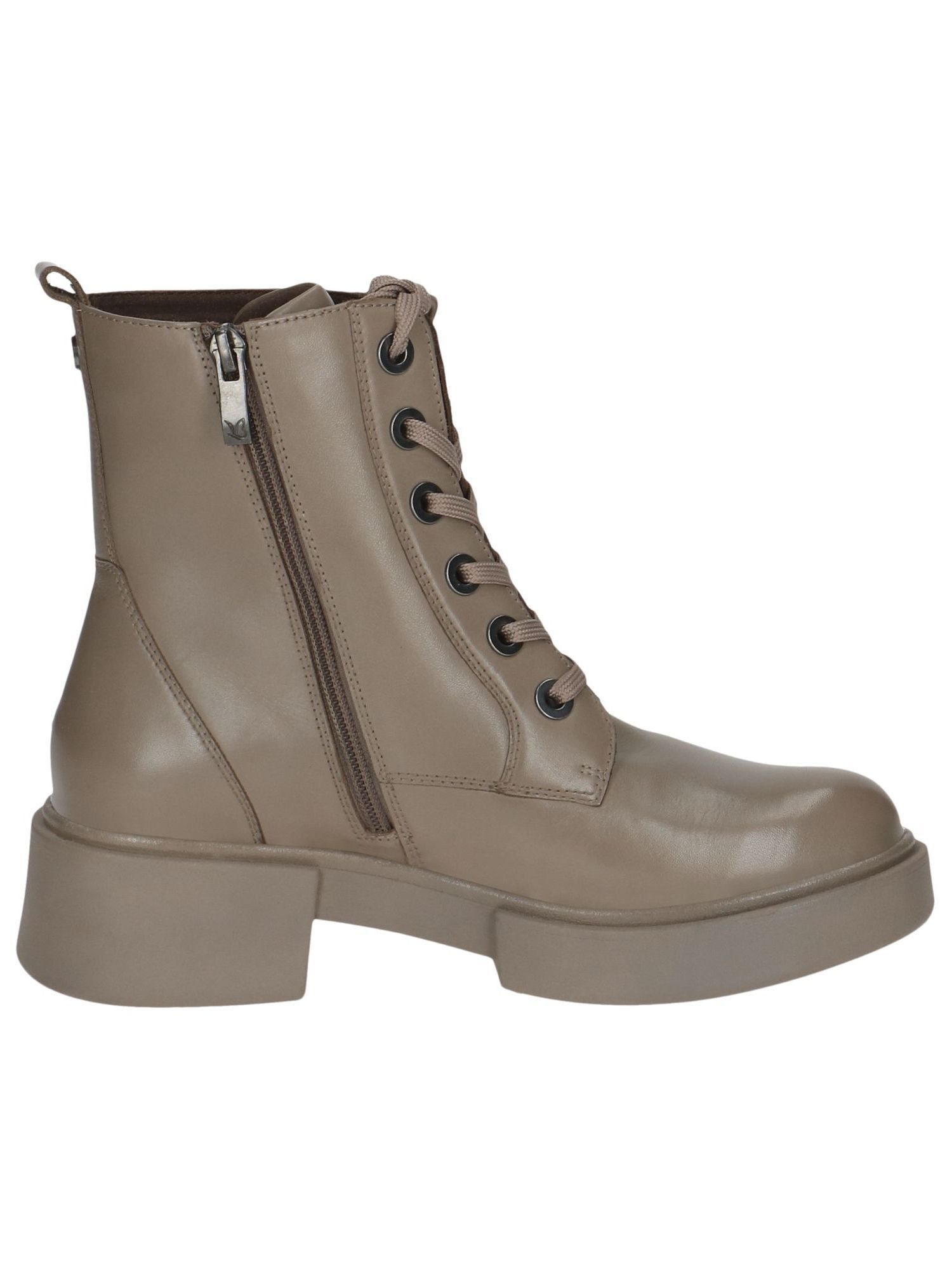 Caprice aus Leder Blockabsatz 9-25101-43 Schnürstiefelette