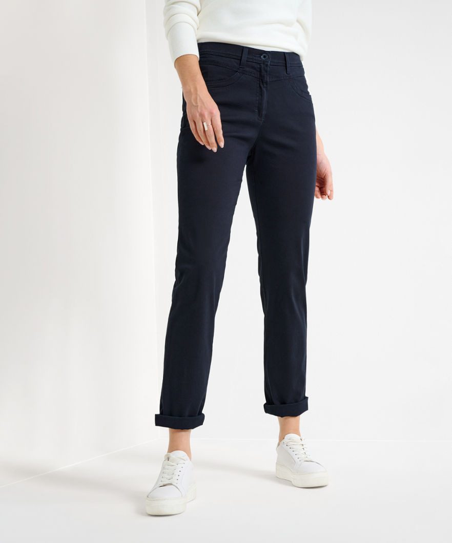 Raphaela By Brax Patti Straight Invisible Shape, New Authentic Denim, Slim Jeans Pour Femme, Bleu Foncé Raphaela By Brax Patti Straight Invisible Shape, New Authentic Denim, Slim Jeans Pour Femme, Bleu Foncé