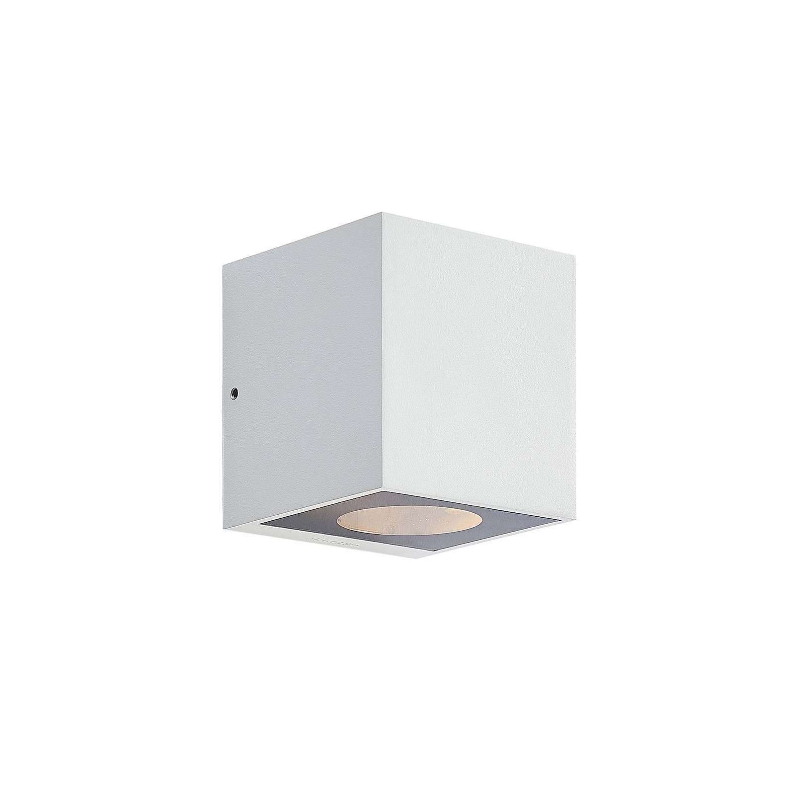 Arcchio Außen-Wandleuchte Tassnim, Metall, Weiß IP65, 2 x 12 W