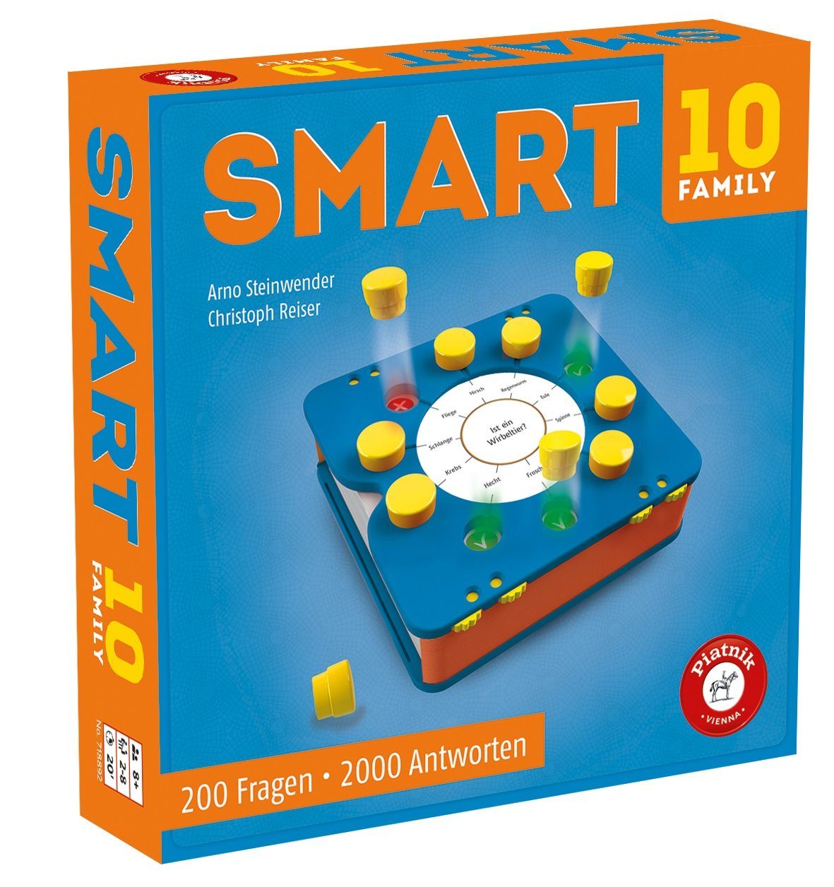 Piatnik Spiel, Quizspiel Smart 10 - Family - Ratespiel