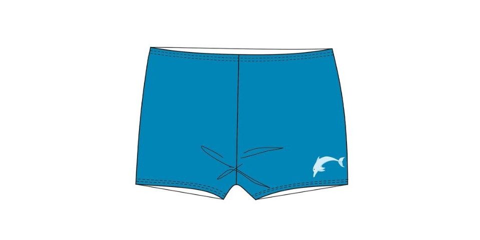 Fashy Boxer-Badehose Badehose Kinder Boxer hellblau