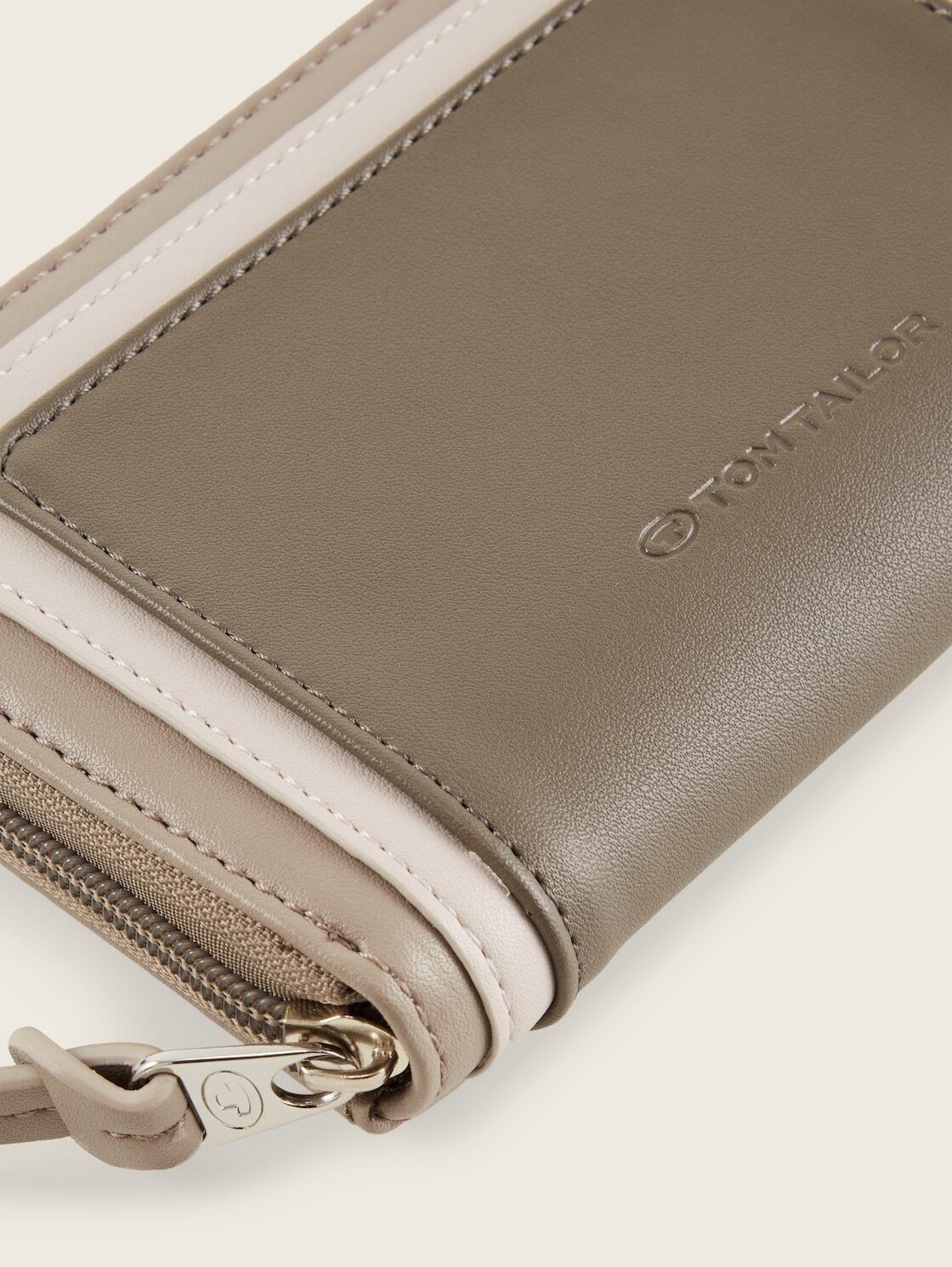 taupe Portemonnaie TAILOR Clutch Mehrfarbiges mixed TOM