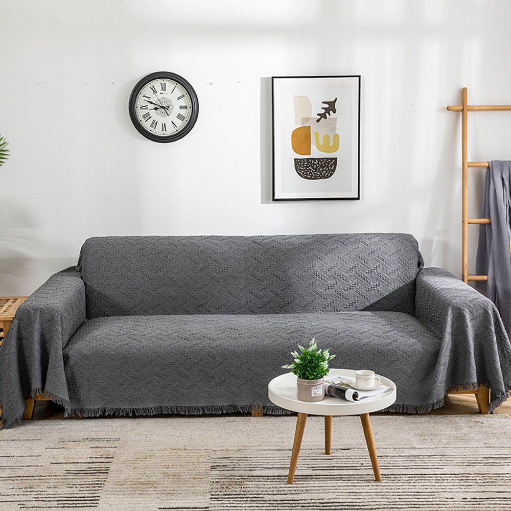 Sofa Doppelseitig Decke 180x300cm/180x230cm Couch Sarfly, Vielseitige Überwurf Sofaschoner