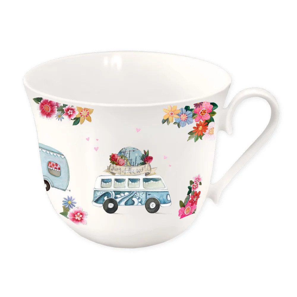 Grätz Verlag Tasse Porzellantasse mit Motiv, Lieblingstasse, 400ml