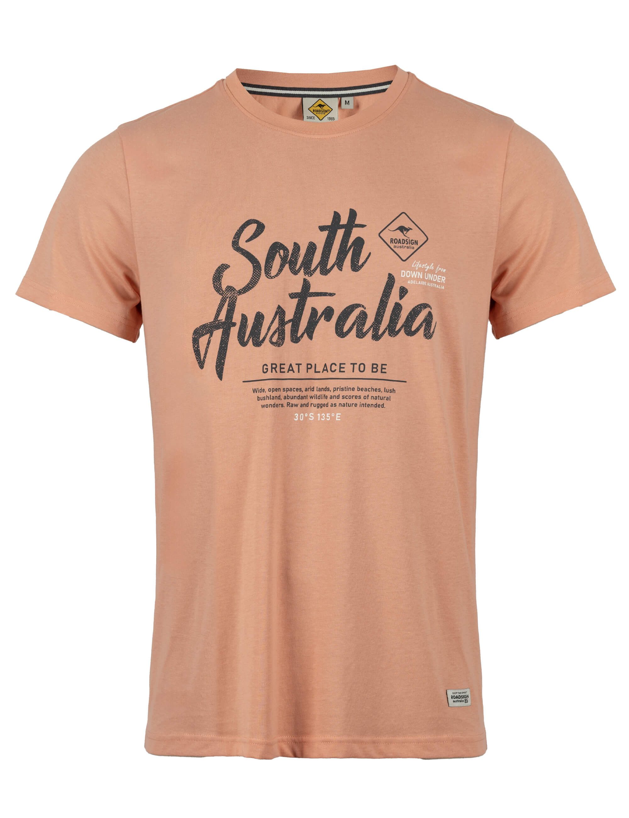 ROADSIGN australia T-Shirt Southern State (1, 1-tlg., 1) mit Print, authentischer Reise Look Sommertage, aus 100% Baumwolle