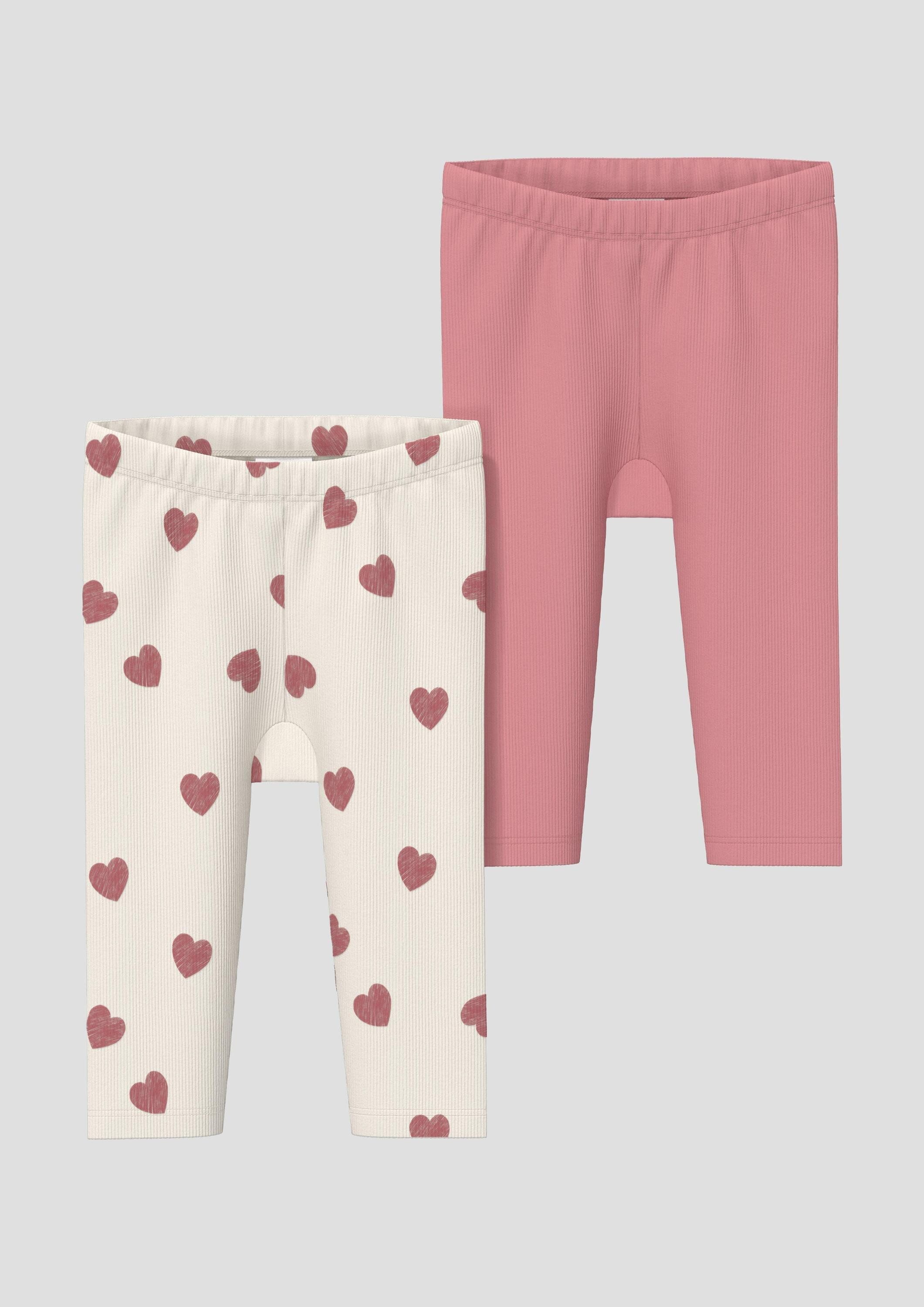 s.Oliver Leggings Leggins Doppelpack Leggings aus Rippware