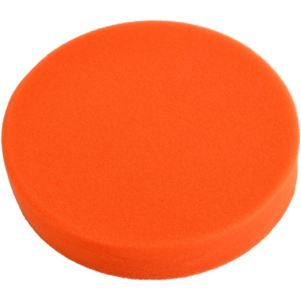 Duke-Handel Polierschwamm 2x Polierschwämme orange 2 St), MEDIUM, (Set, Reißfest 150mm Klett-Aufnahme, Auswaschbar, 150mm, 