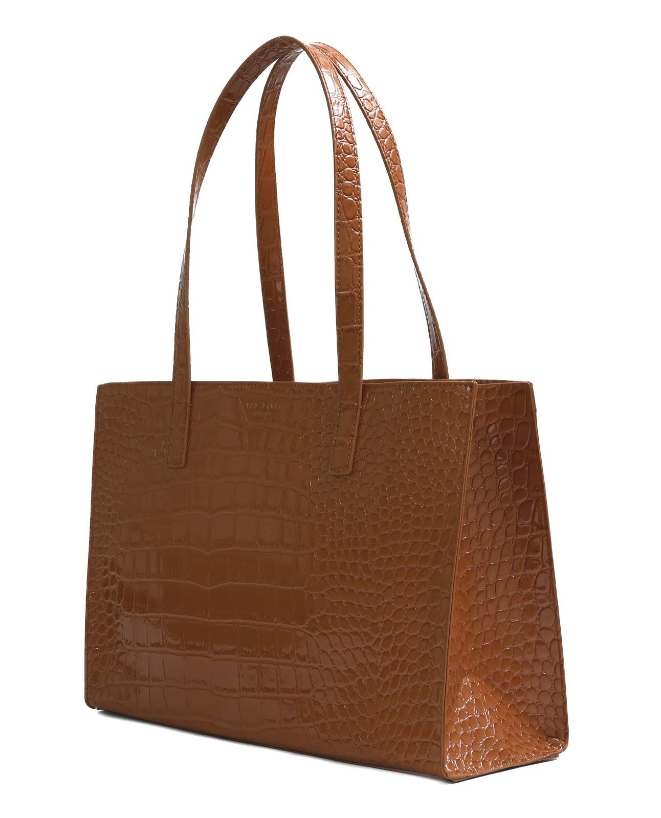 Ted Baker Handtasche Croc Effect Elongated Icon Bag