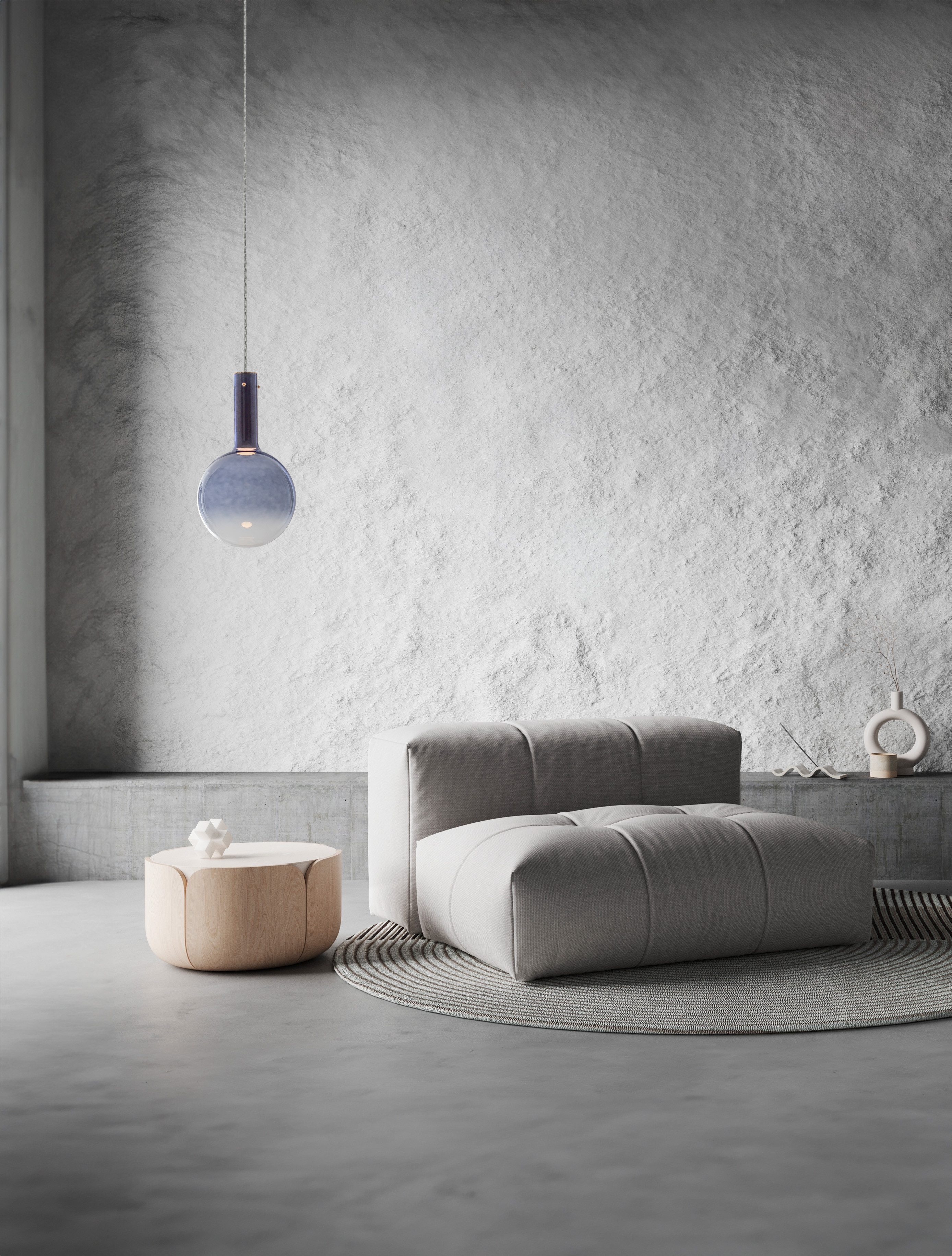 Nova Luce Pendelleuchte NOSTOS, LED fest integriert, Warmweiß
