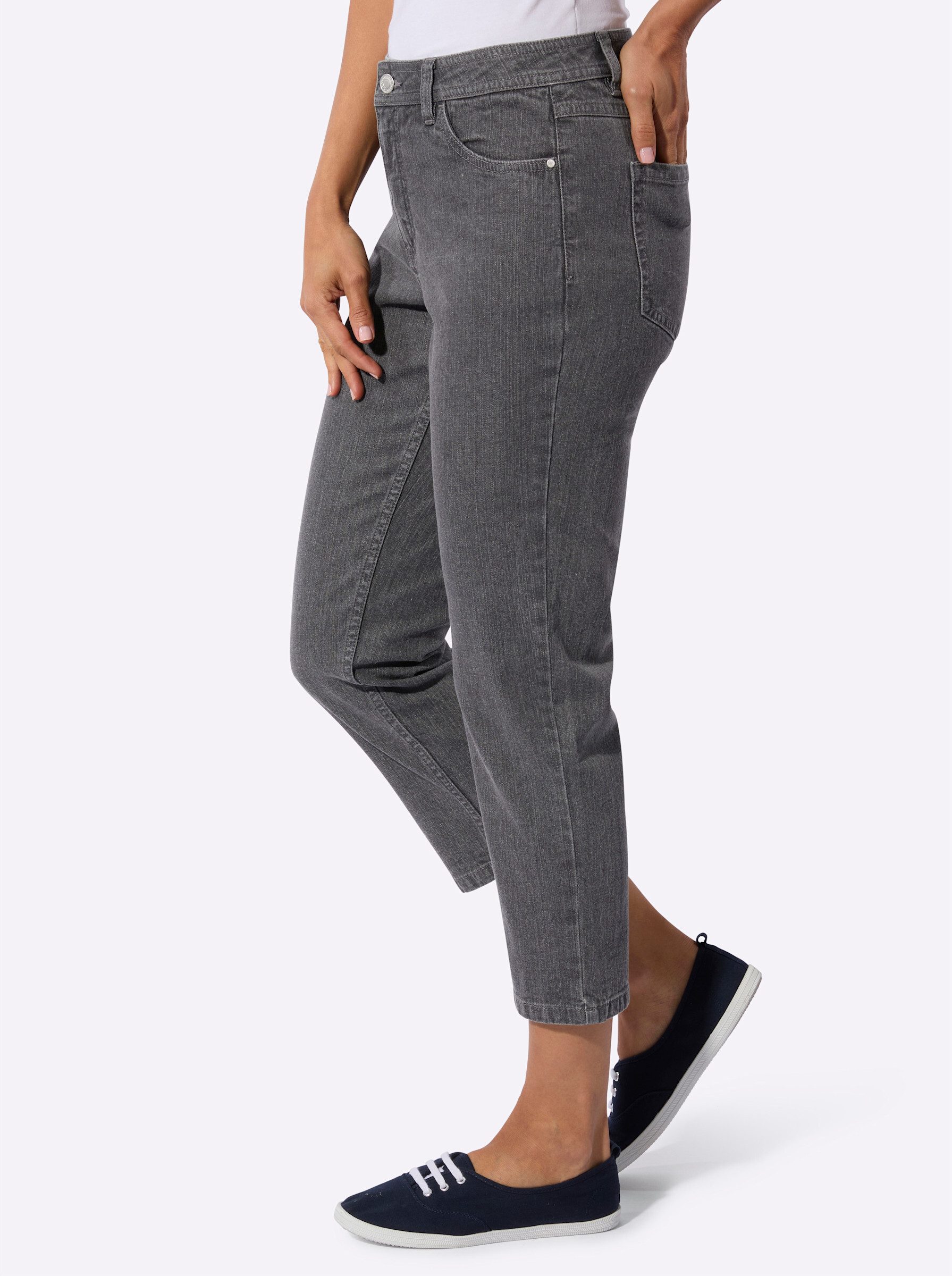 Witt Jeansshorts 7/8-Jeans komfortabel