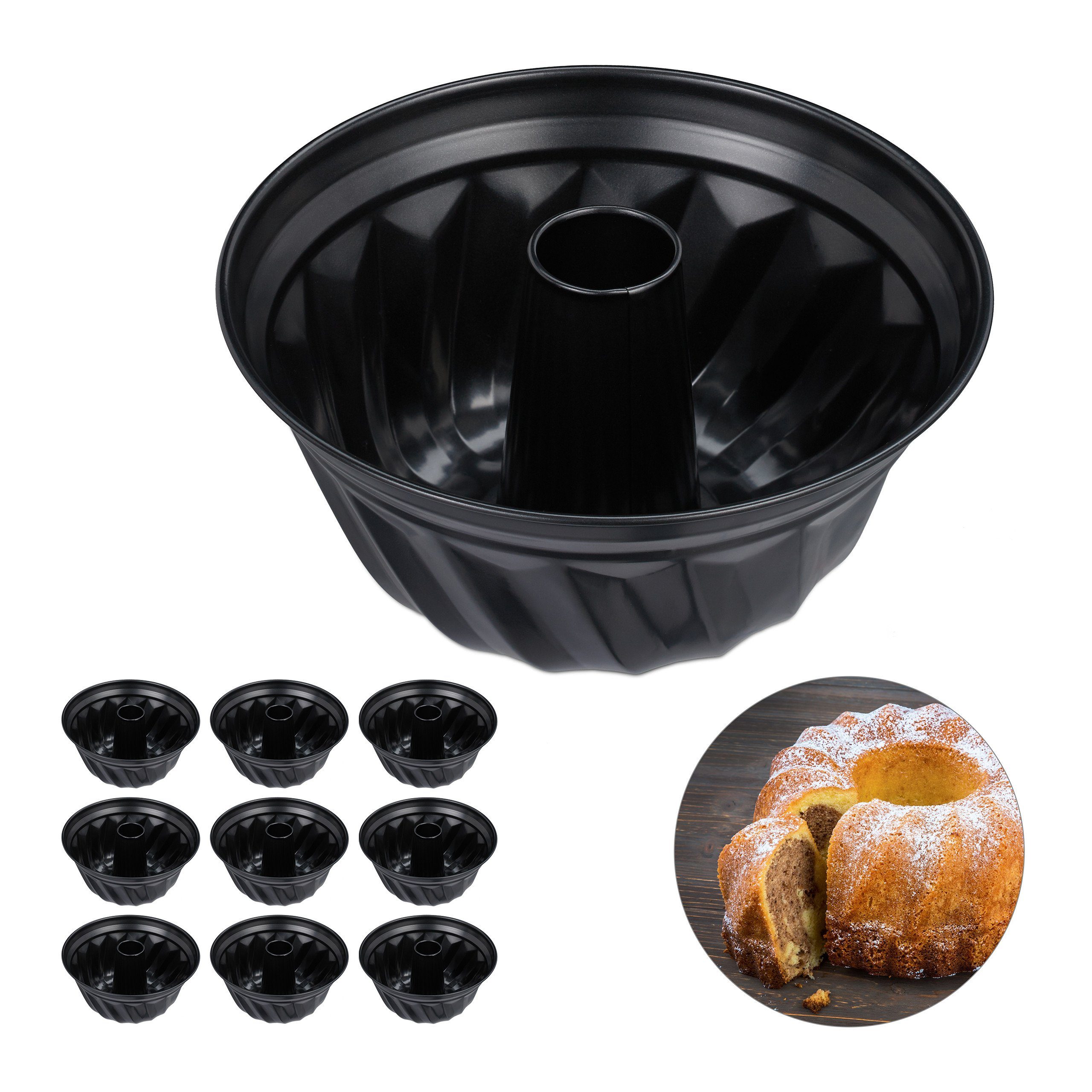 Gugelhupfform 10 x Gugelhupfform