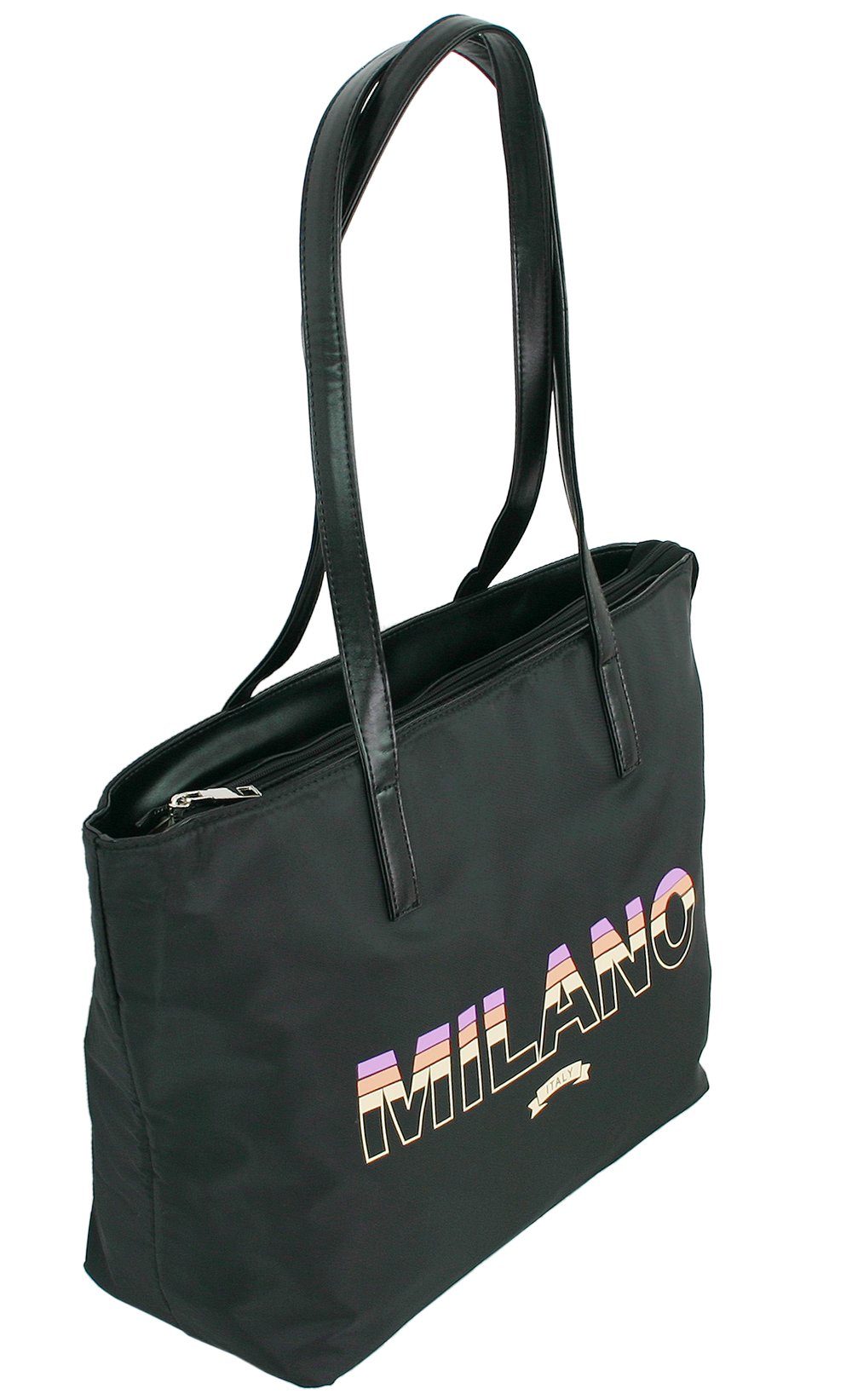 J JONES JENNIFER JONES Schultertasche - Ultra leichter großer Damen Shopper XL, mit Reißverschluss - Nylon, Leicht