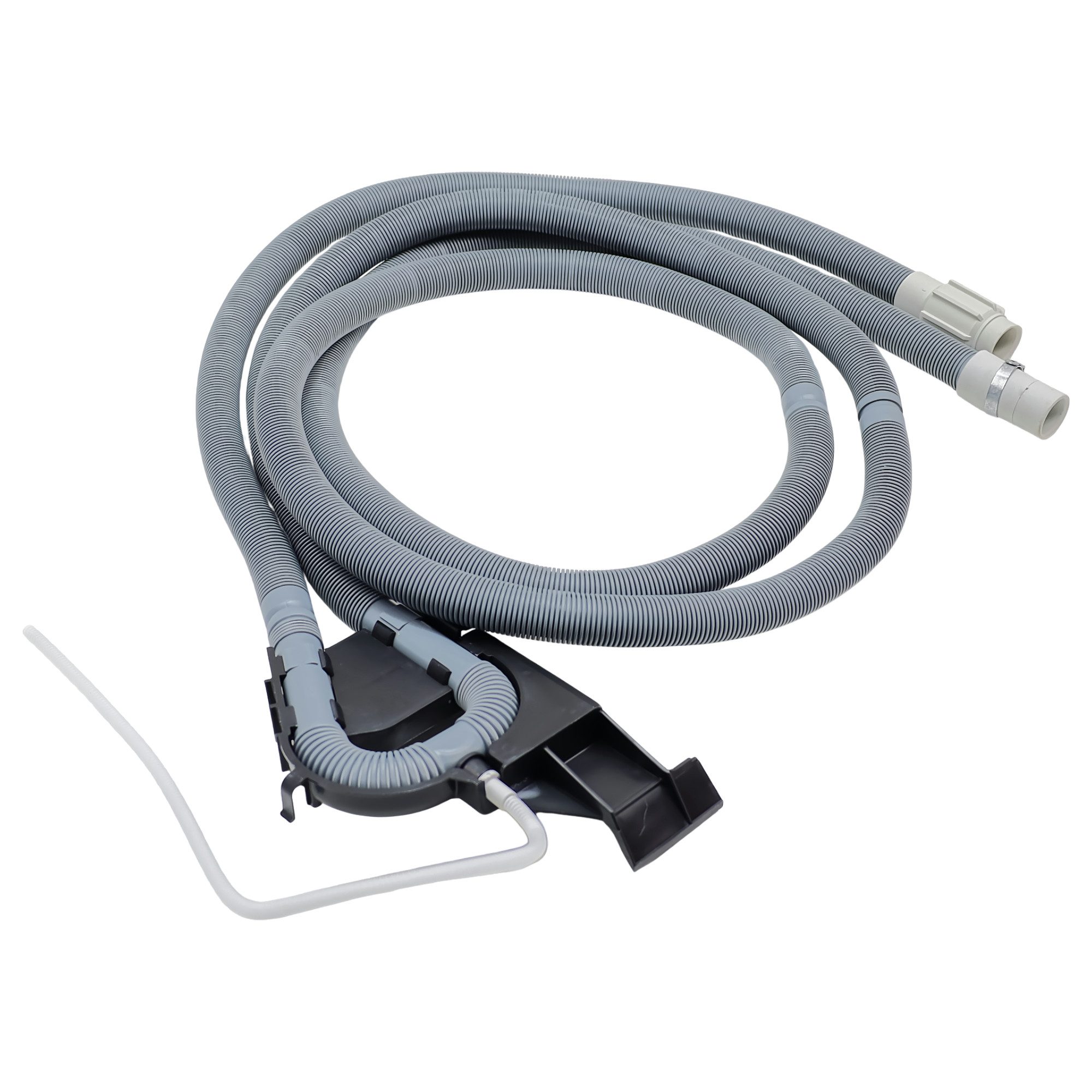 BAUKNECHT Ablaufschlauch 2,4 m Schlauch 481010441234 SKit mit Belüftung Schelle, für Geschirrspüler