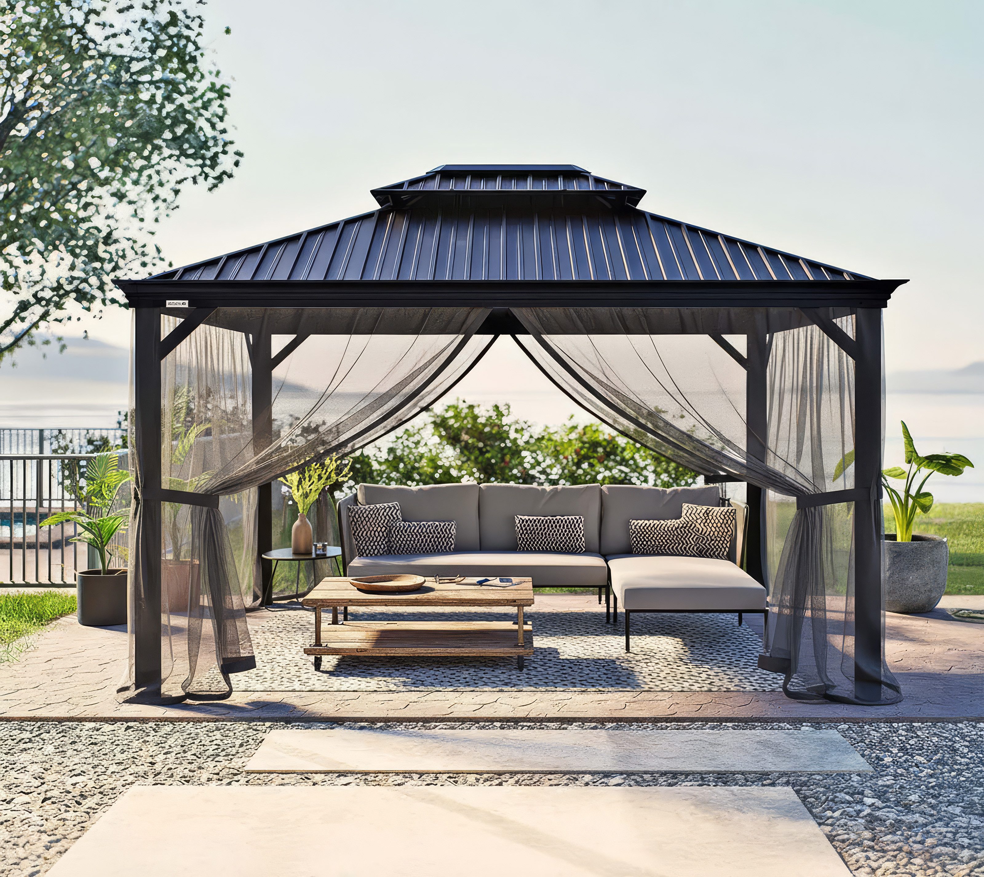 Sojag Pavillon Messina 10x12, BxT: 298x363 cm