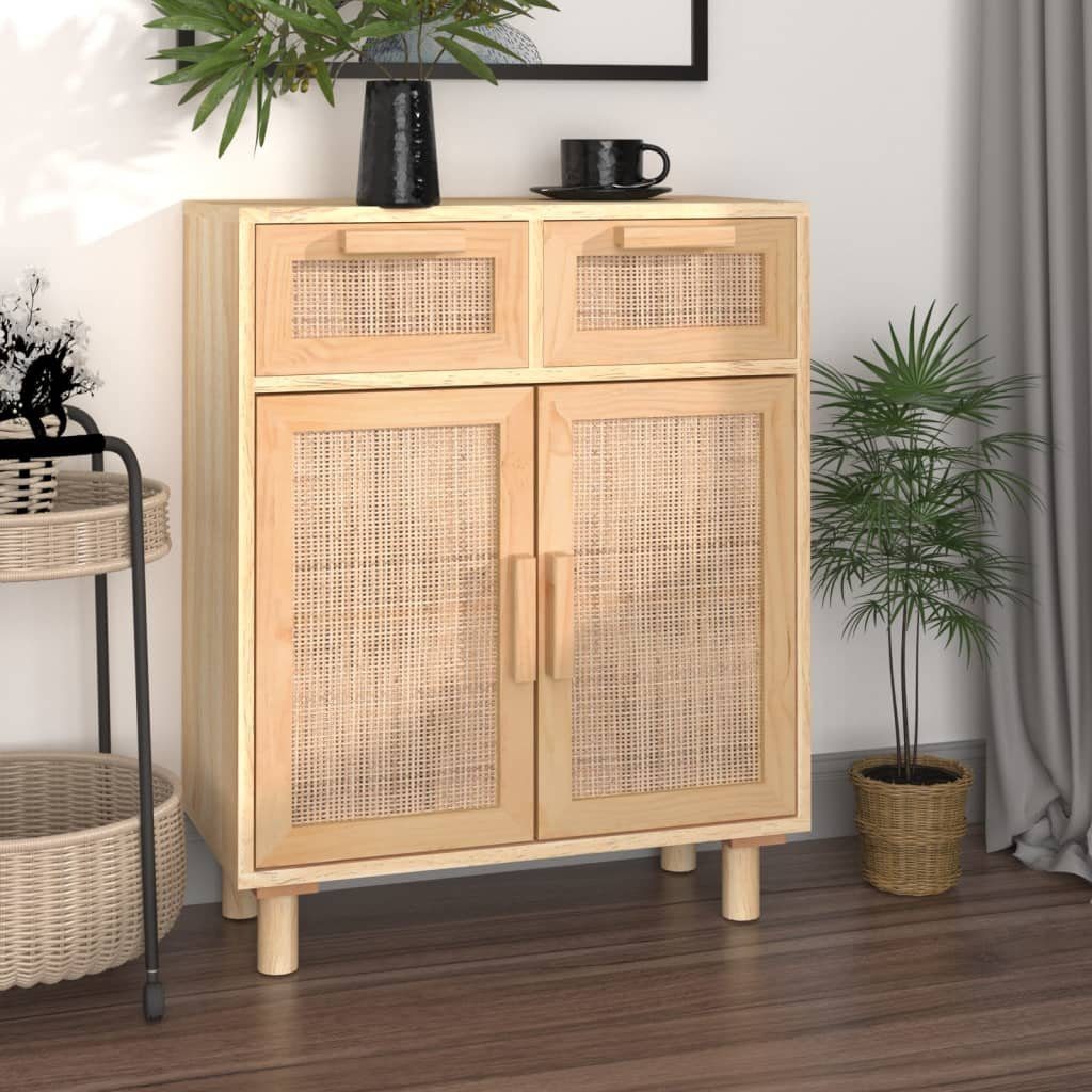 furnicato Sideboard Braun 60x30x75 cm Massivholz günstig online kaufen