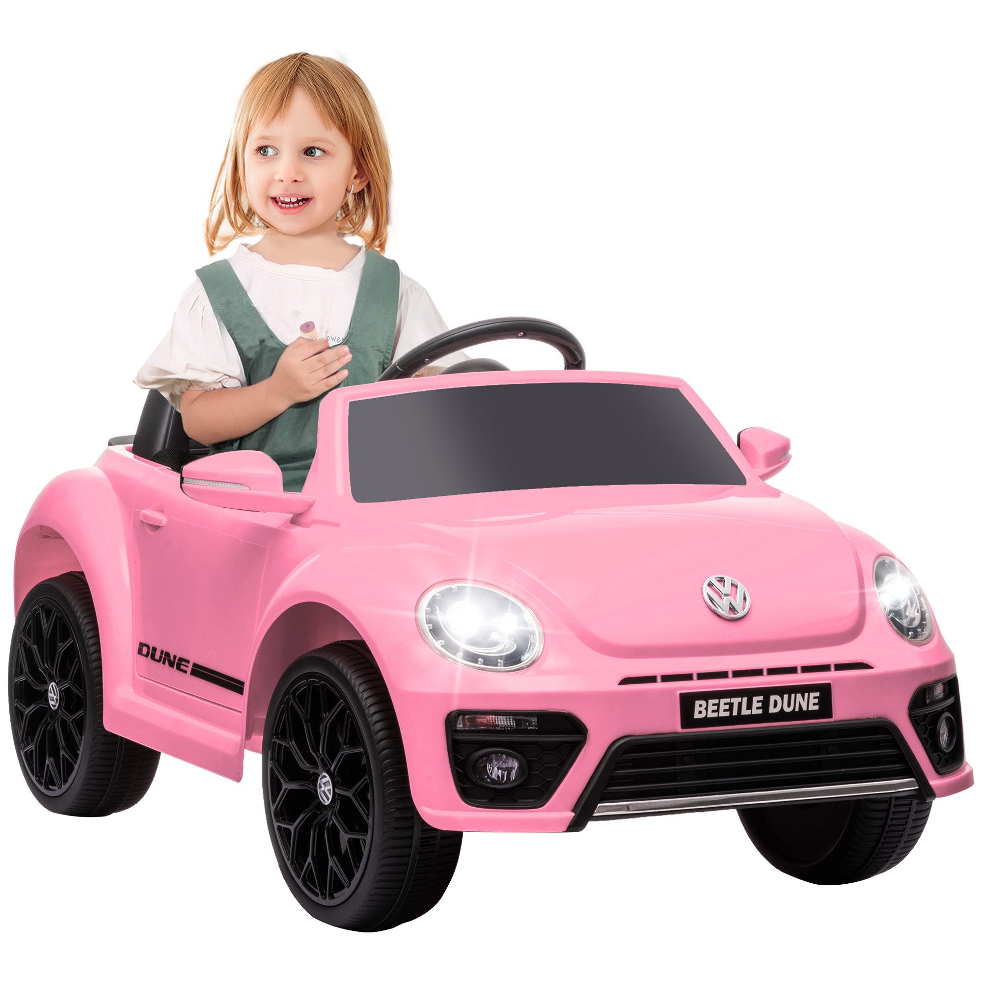AIYAPLAY Elektro-Kinderauto 12V mit 2,4G Fernbedienung, LED-Lichtern, USB/M günstig online kaufen