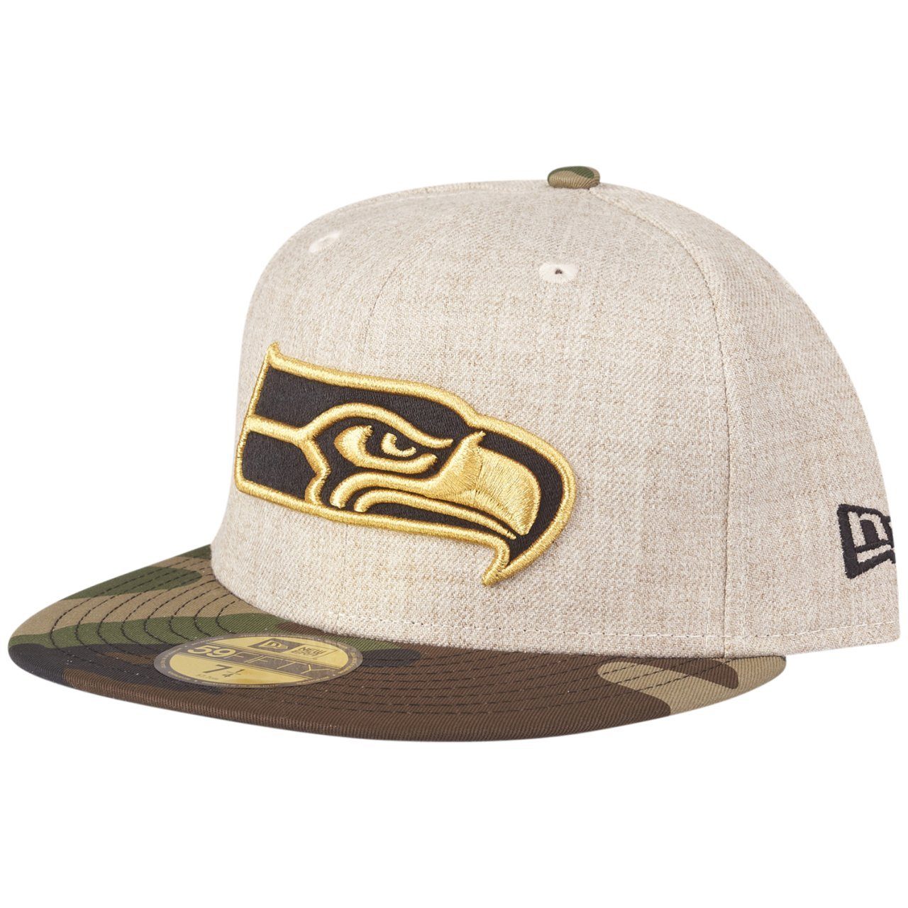 New Era Fitted Cap 59Fifty HEATHER OAT Seattle Seahawks