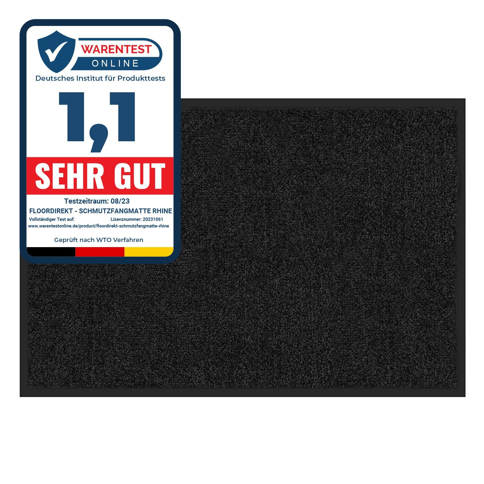 Karat Fußmatte Schmutzfangmatte Maly, verschiedene Größen & Farben, rechtec günstig online kaufen