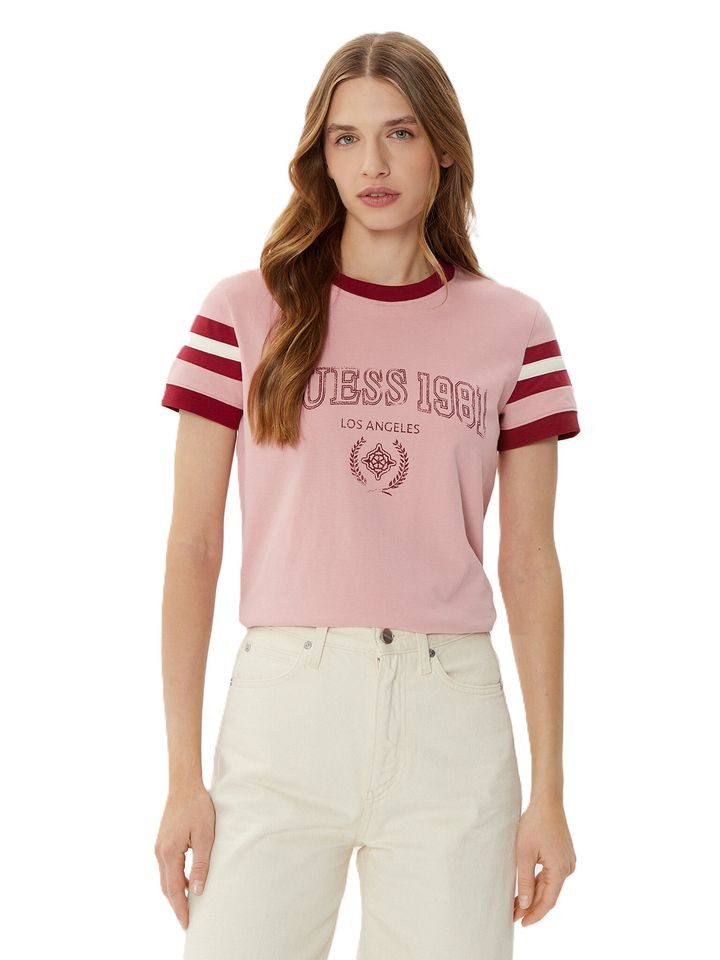 Guess T-Shirt – Suzanne SS V-Neck günstig online kaufen