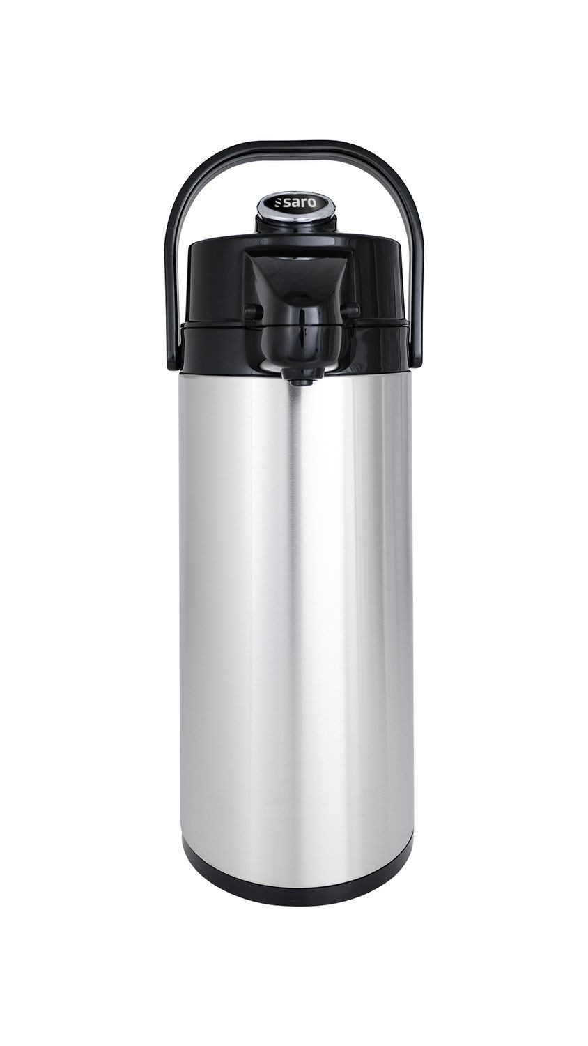Saro Isolierkanne Thermoskanne, Pumpkanne – 2,2L (innen glas)