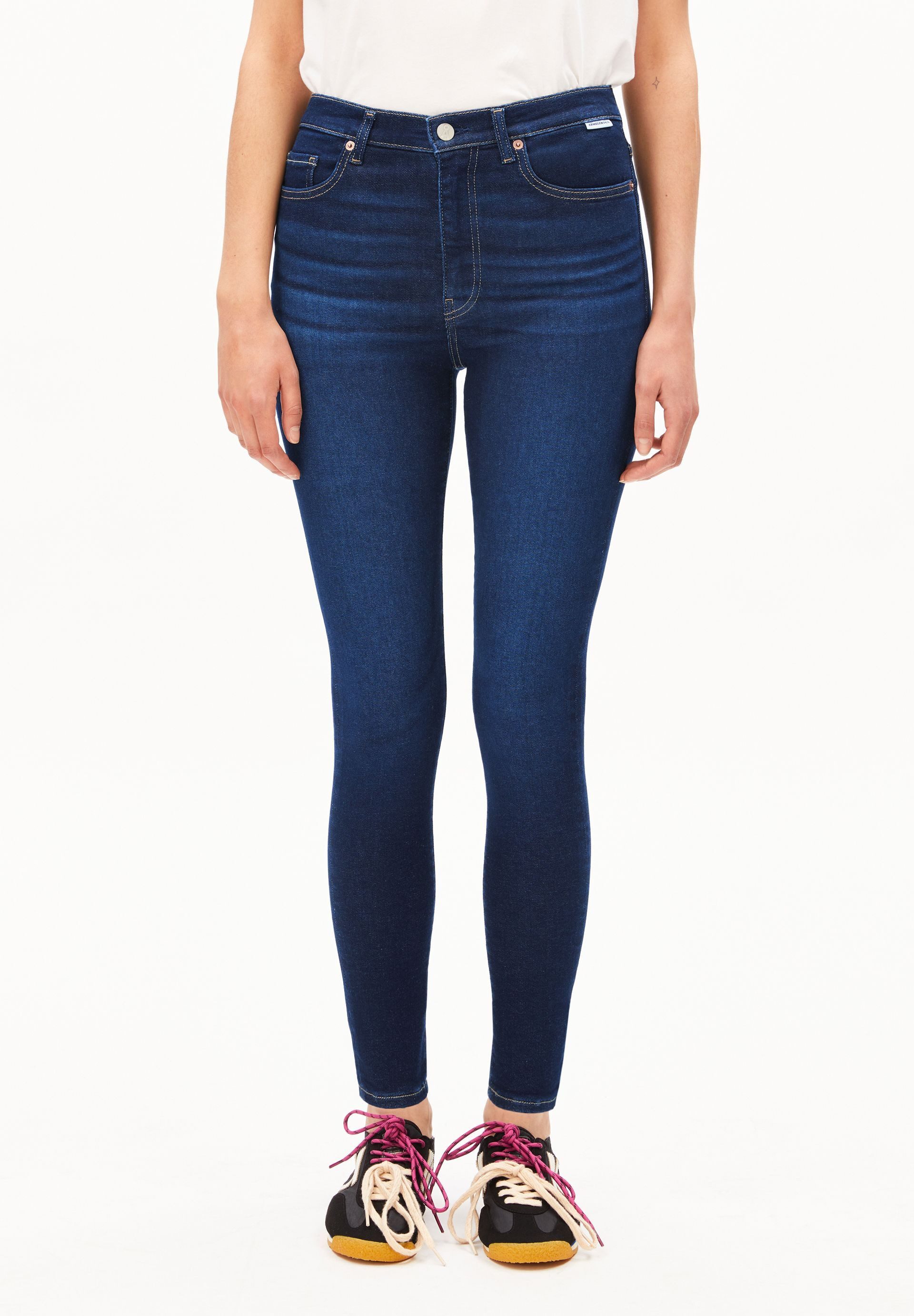 Armedangels Skinny-fit-Jeans INGAA Skinny Jeans aus Baumwoll Mix (X-Stretch) High waist