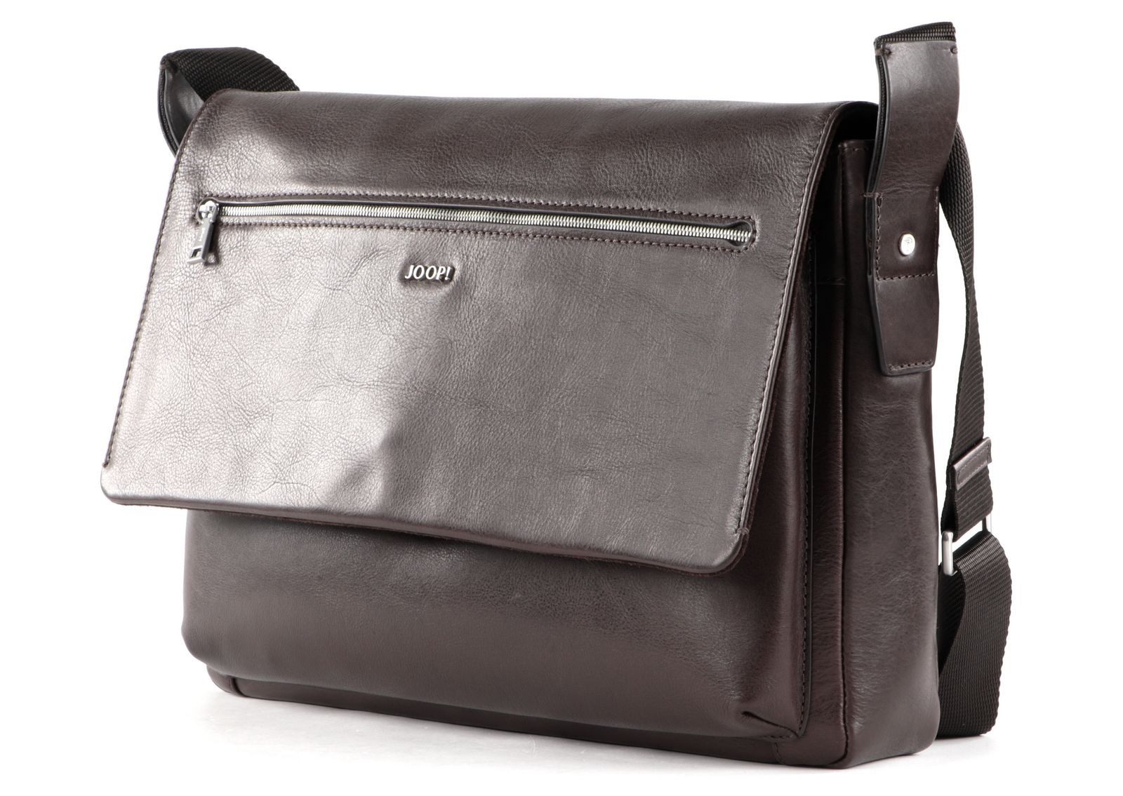 JOOP! Laptoptasche Treviso Janis Shoulderbag, aus echtem Rindsleder