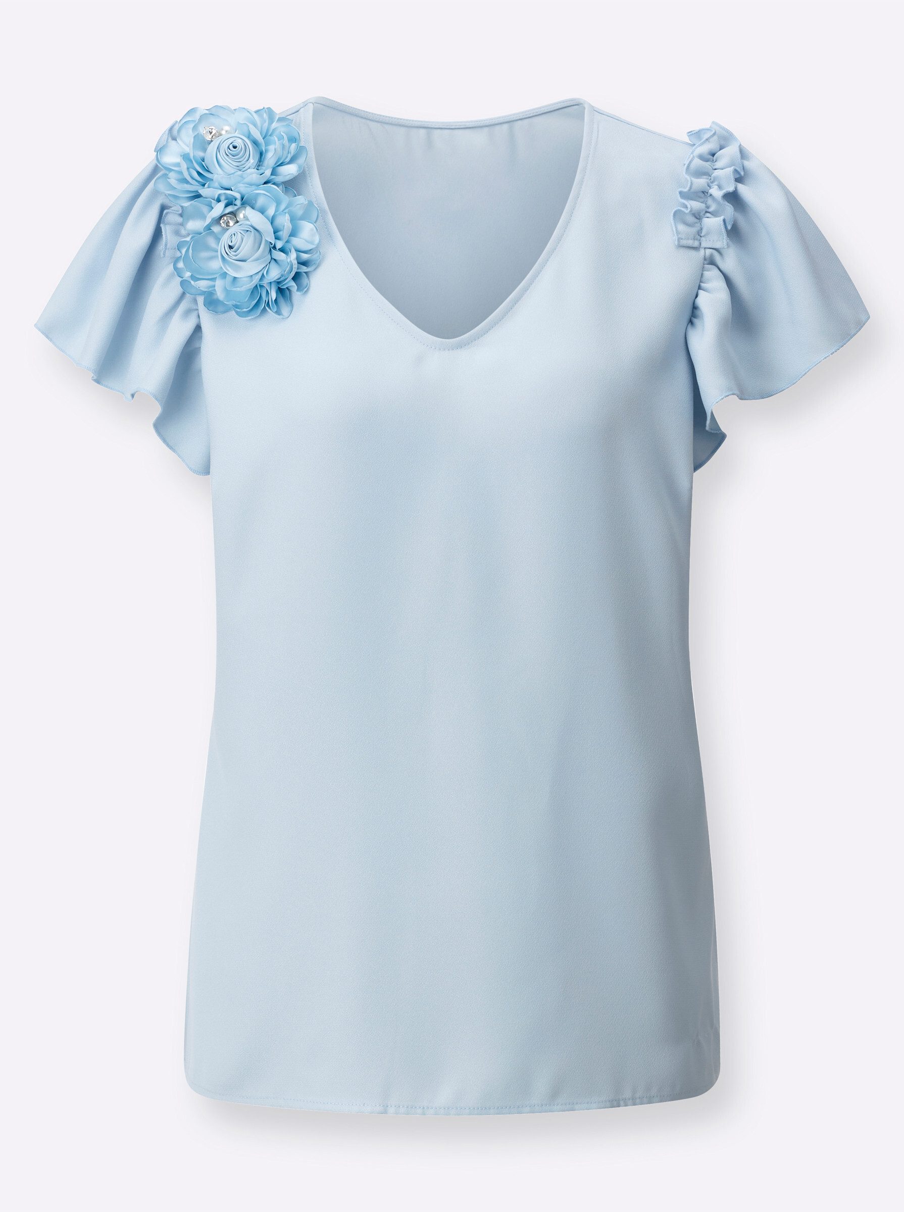 Witt Klassische Bluse Kurzarm-Bluse Kurzarm
