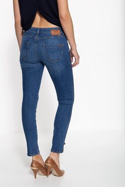 ATT Jeans Slim-fit-Jeans Leoni mit Schlitzen an den Beinabschlüssen