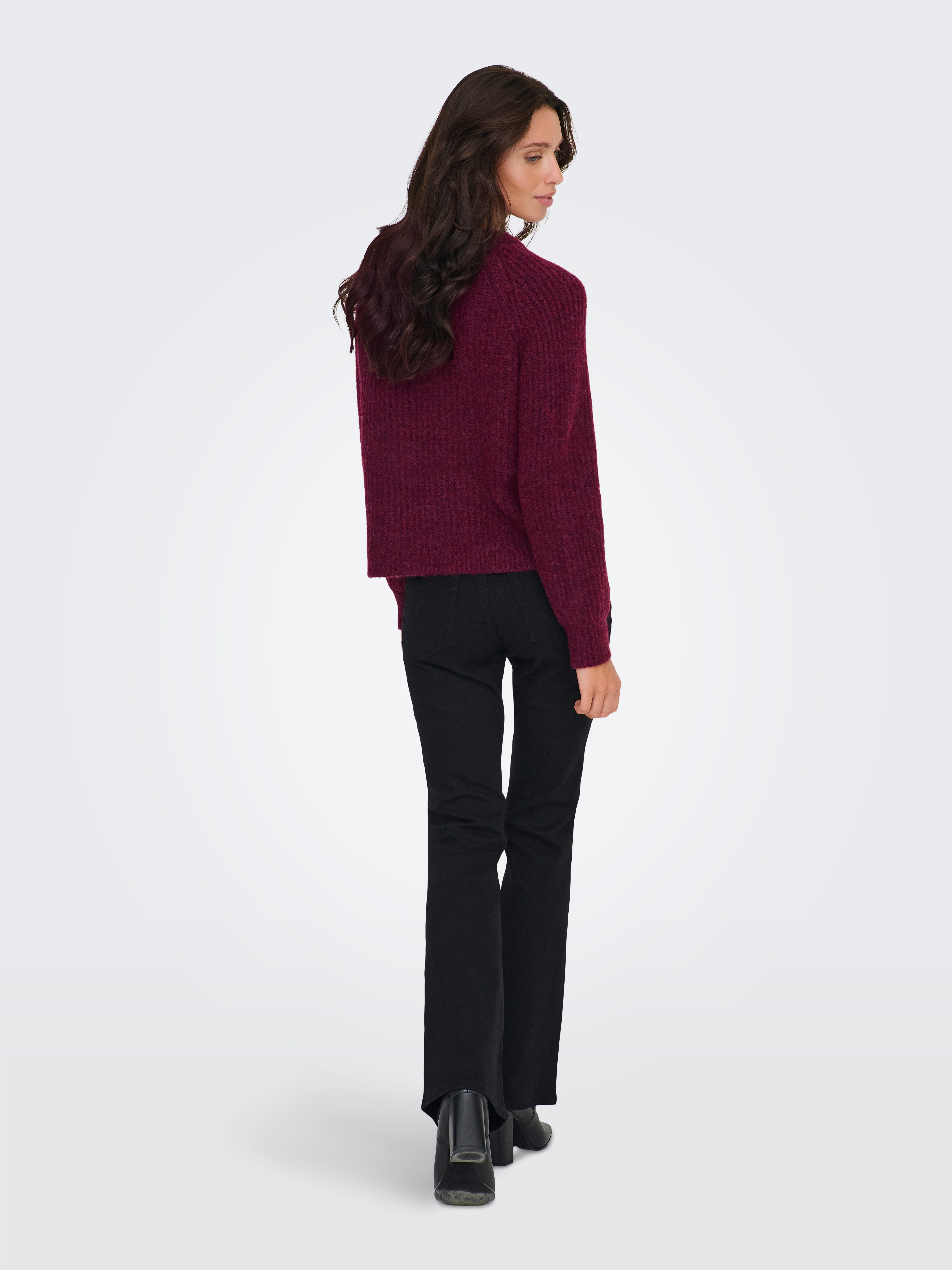 ONLY Strickpullover ONLGILA LIFE LS STRUCTURE O-NECK BF KNT