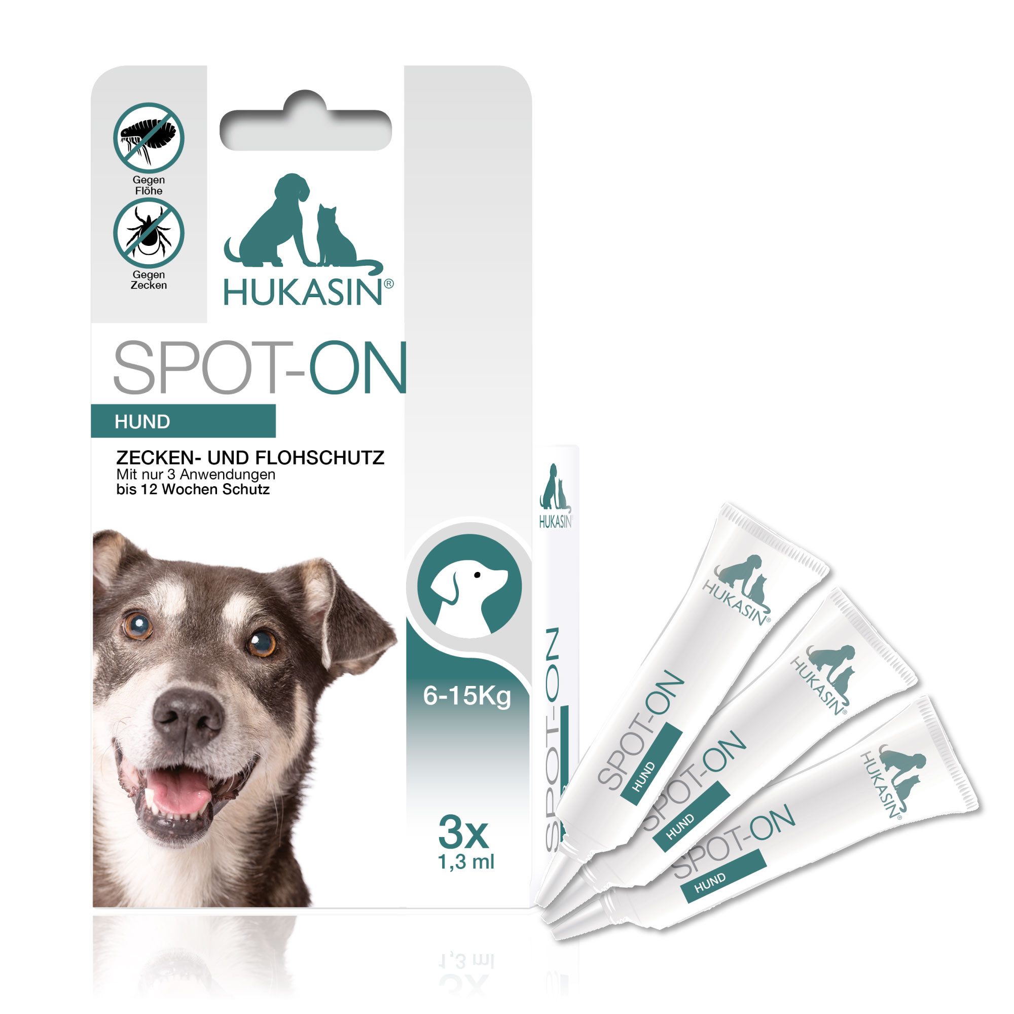 Hukasin Zeckenschutzmittel Hukasin® Spot On Hund günstig online kaufen