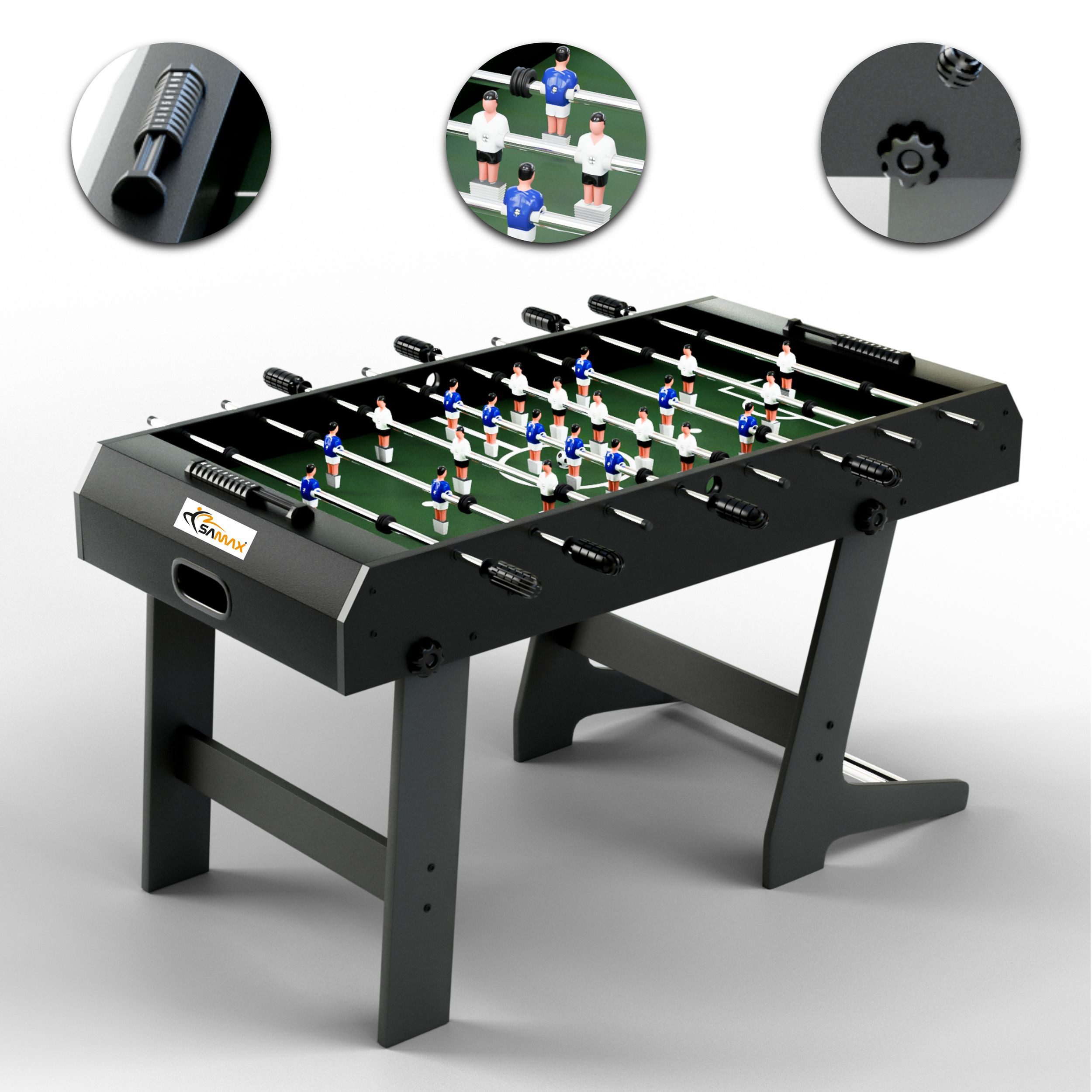 SAMAX Kickertisch Kickertisch / Tischfußball - klappbar