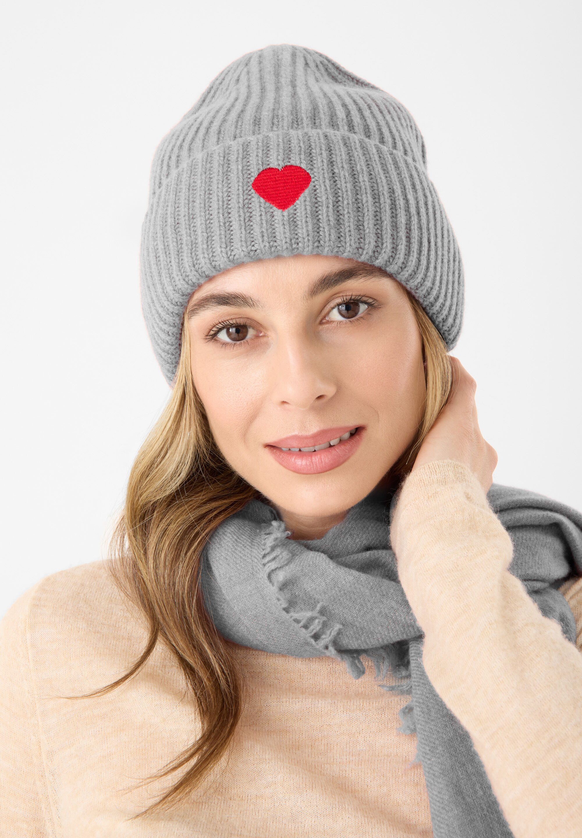 Codello Strickmütze (1-St) aus edlem Wolle-Kaschmir-Mix günstig online kaufen