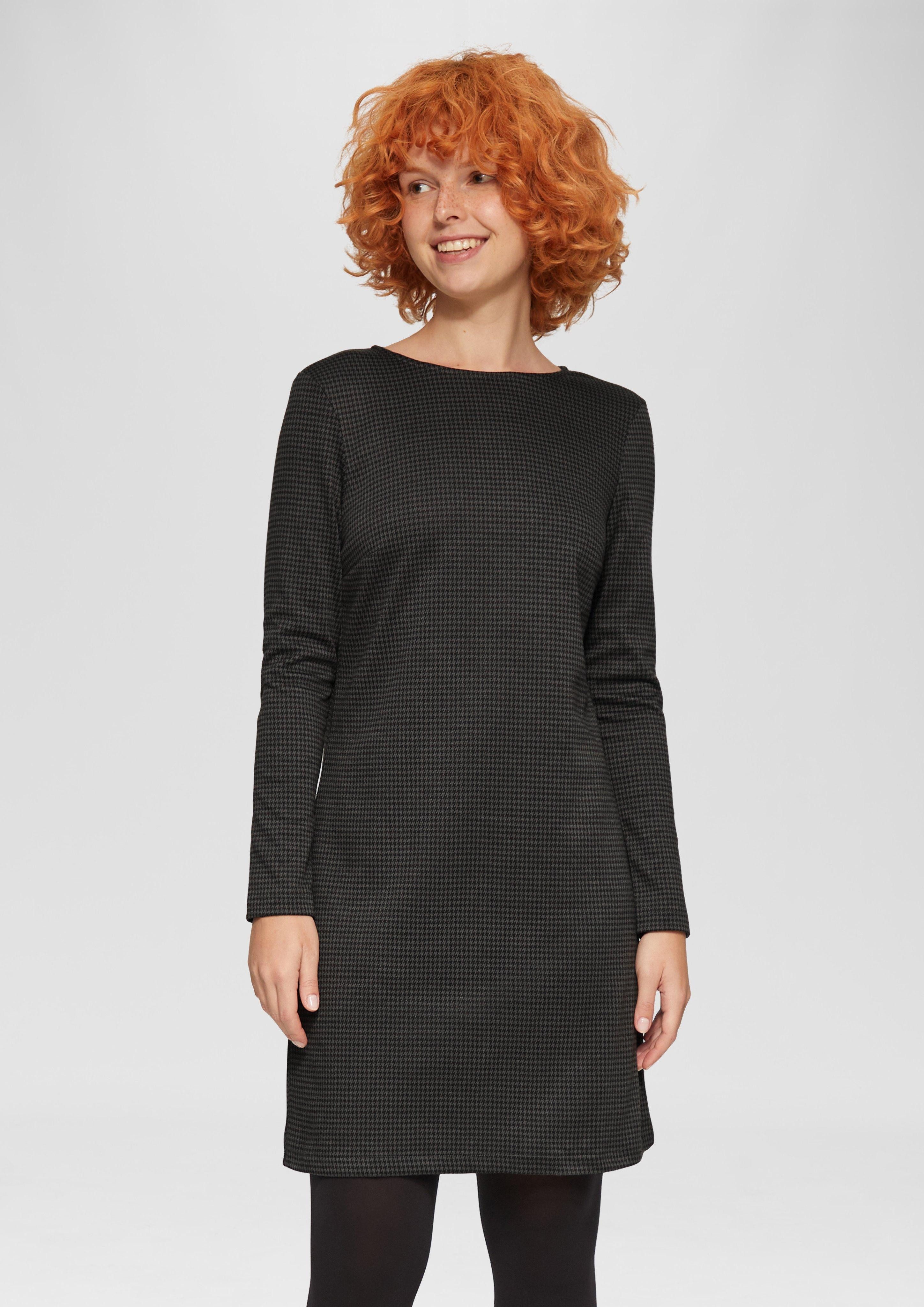 Minikleid Kurzes gemustertes Kleid aus Interlockjersey