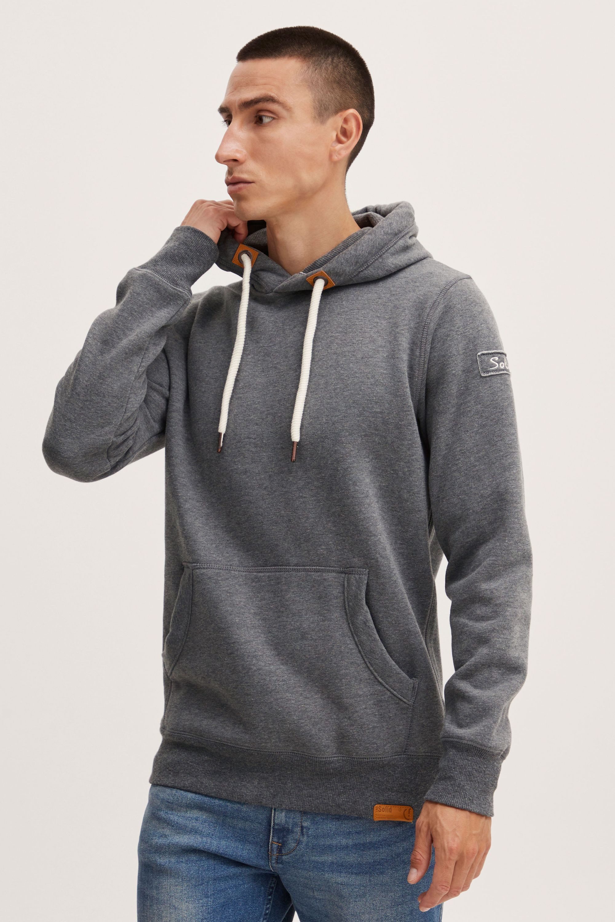 !Solid Hoodie SDTripHood Kapuzensweatshirt mit Kängurutasche. Reduzierter Preis € 45,99. Unverbindliche Preisempfehlung € 54,99