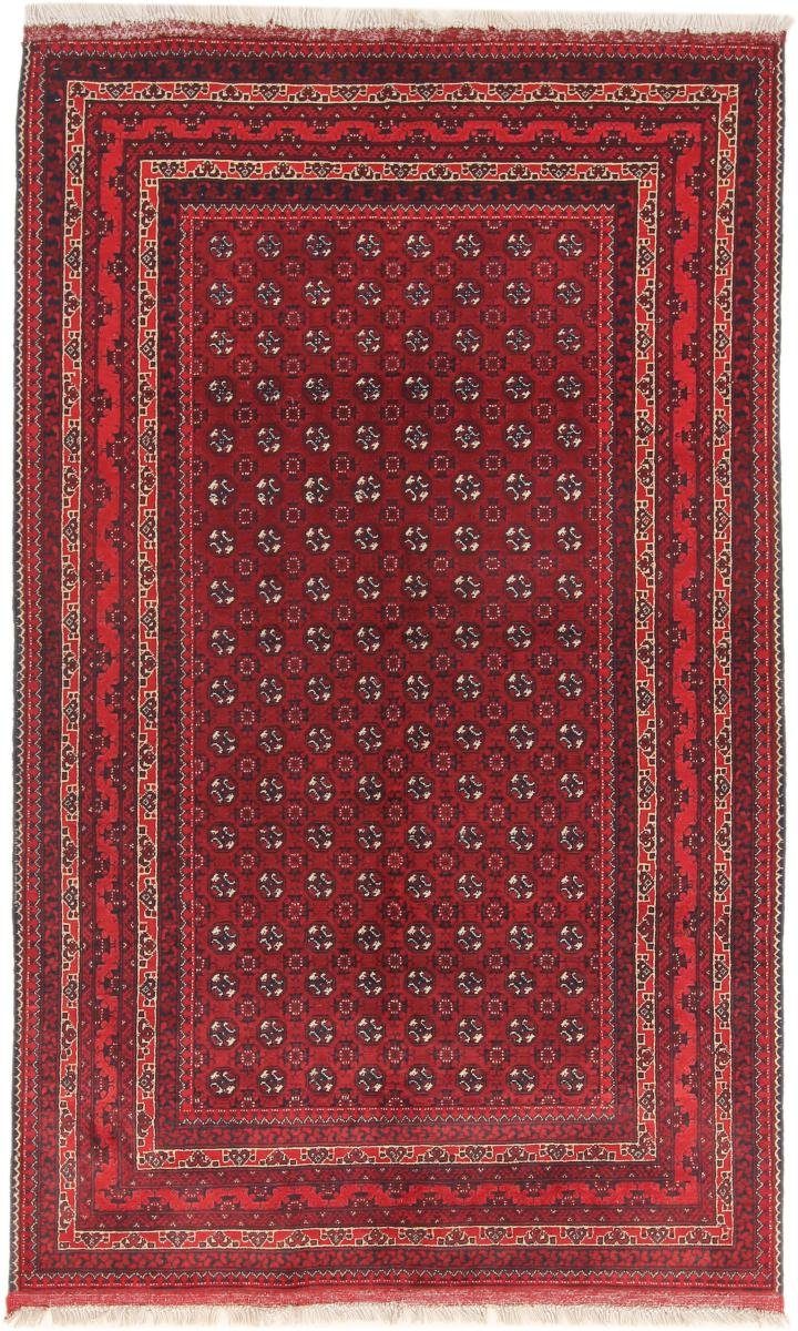 Trading, Höhe: Orientteppich, mm Handgeknüpfter Mauri Nain 6 rechteckig, Afghan Orientteppich 119x192