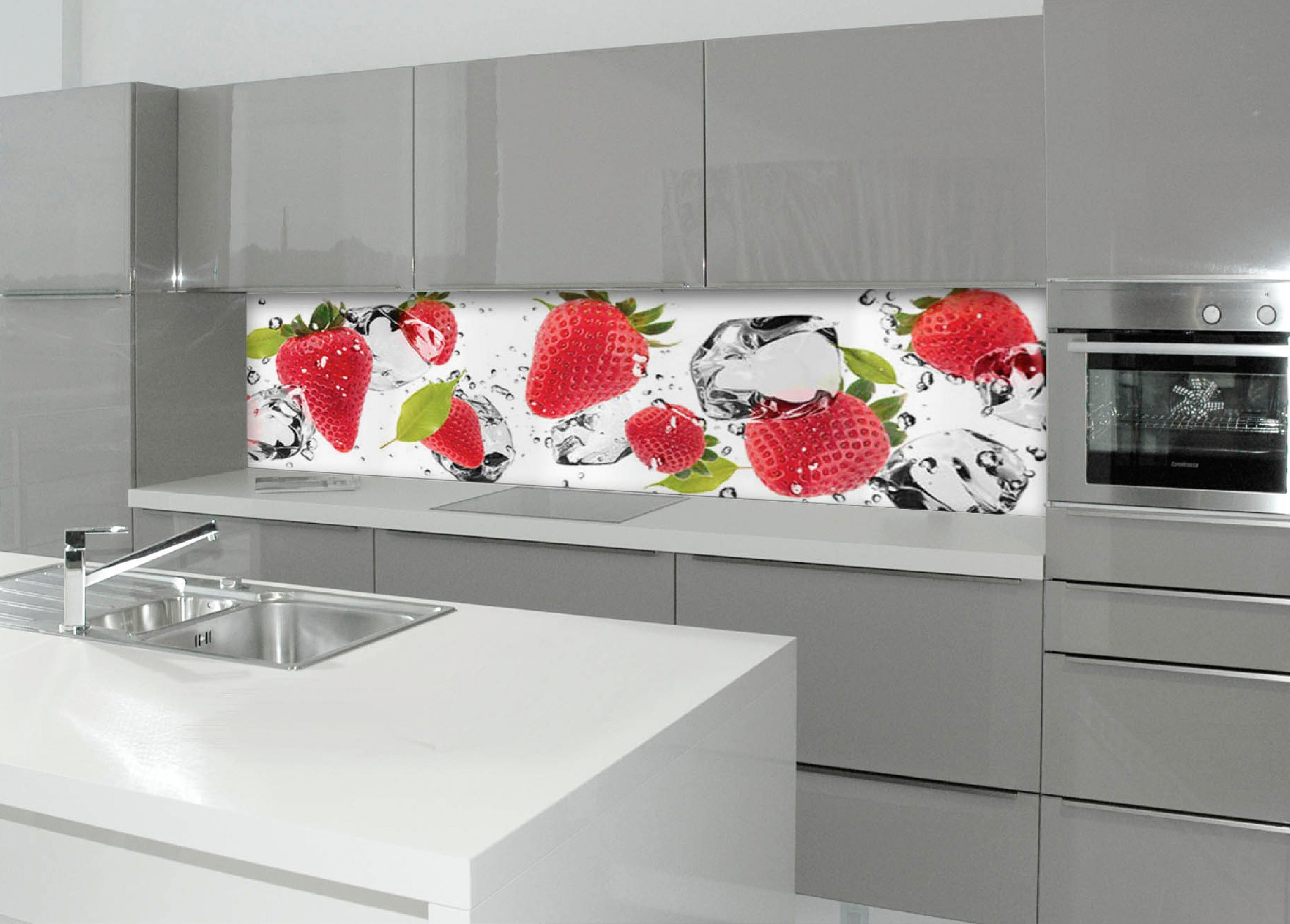 MySpotti Küchenrückwand »profix, Erdbeeren und Eis«-HomeTrends