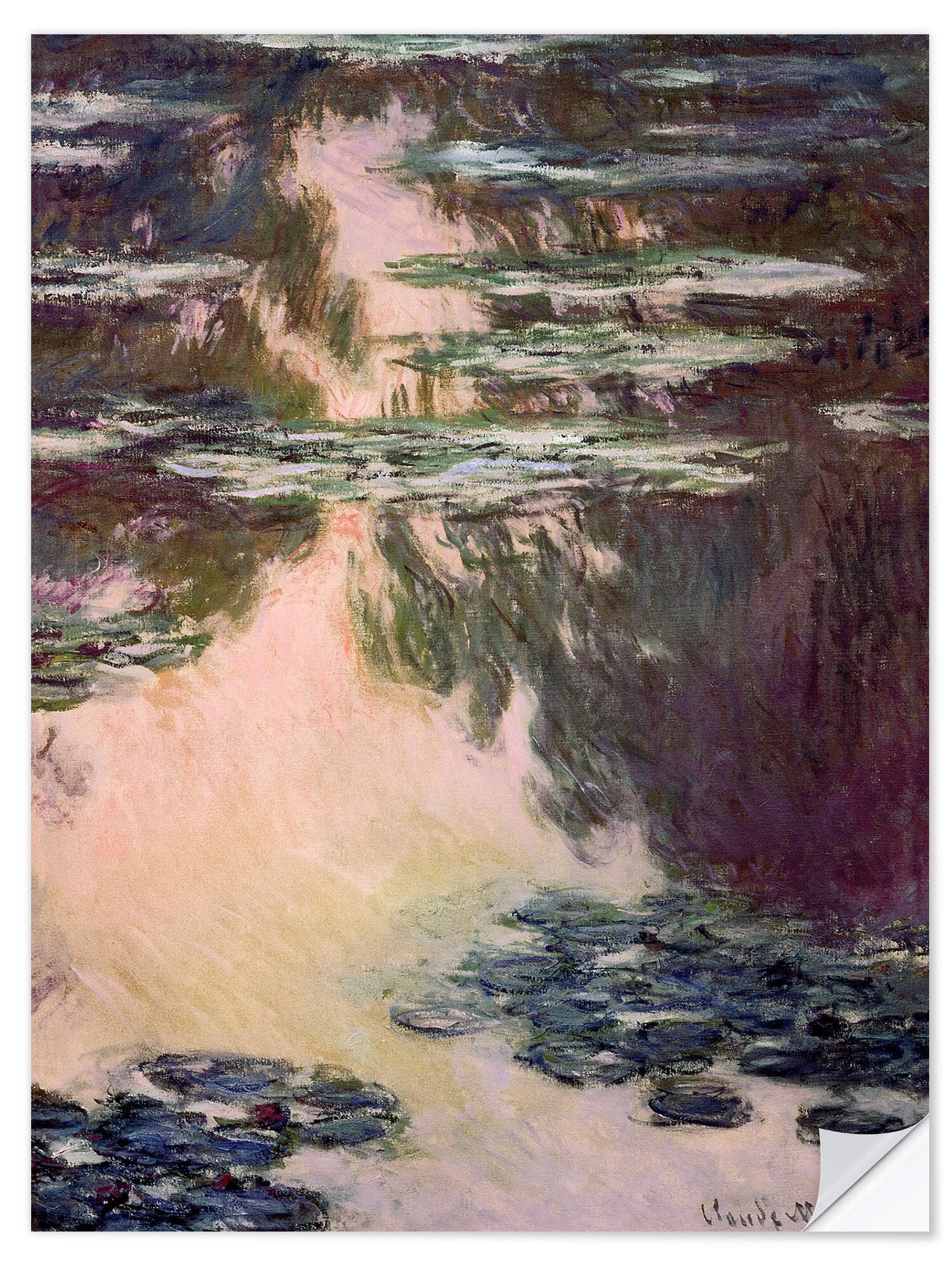 Wandfolie Claude Monet