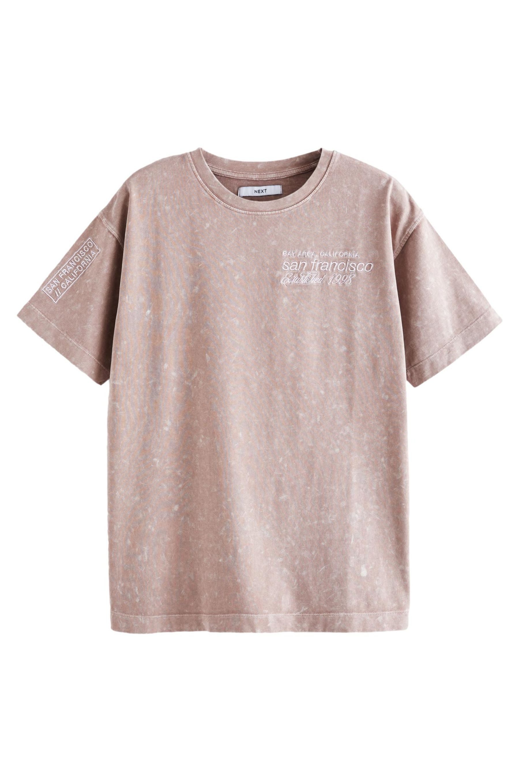 Next T-Shirt Langes T-Shirt mit Slogan günstig online kaufen