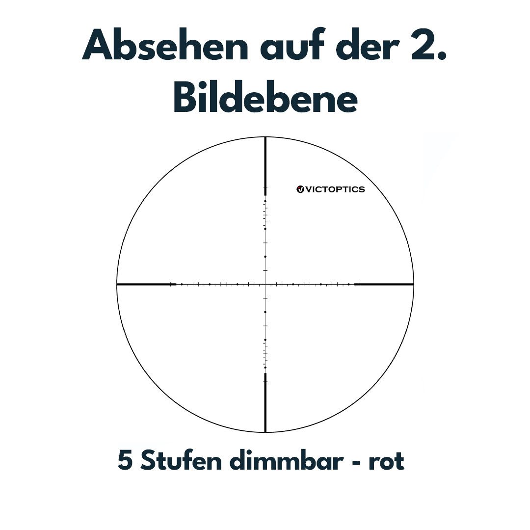 Vector Optics Victoptics OPSL31 S4 3-12x40 Zielfernrohr (Ideal für Jagd, Sport und Airsoft)