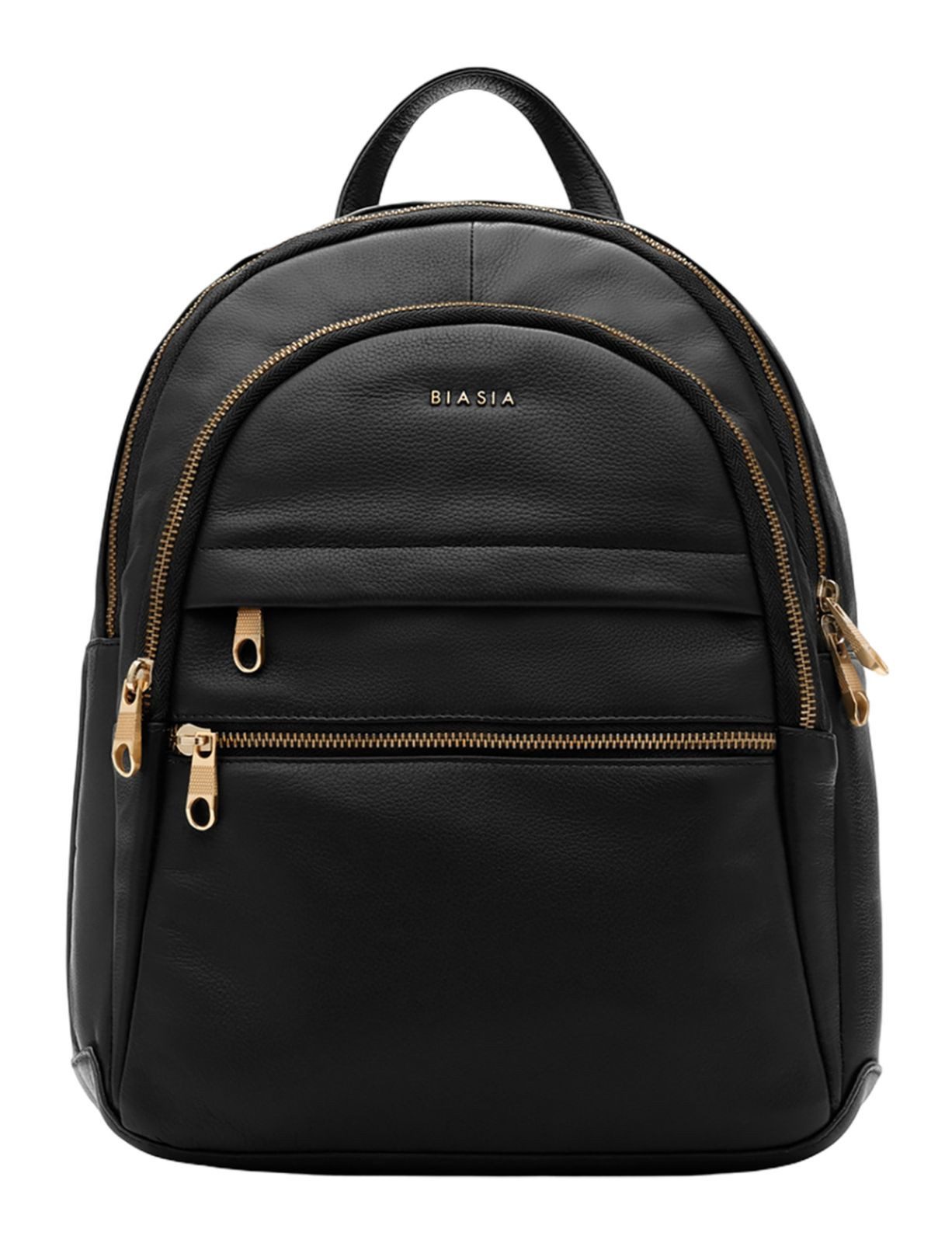 BIASIA Rucksack Backpack, aus echtem Leder