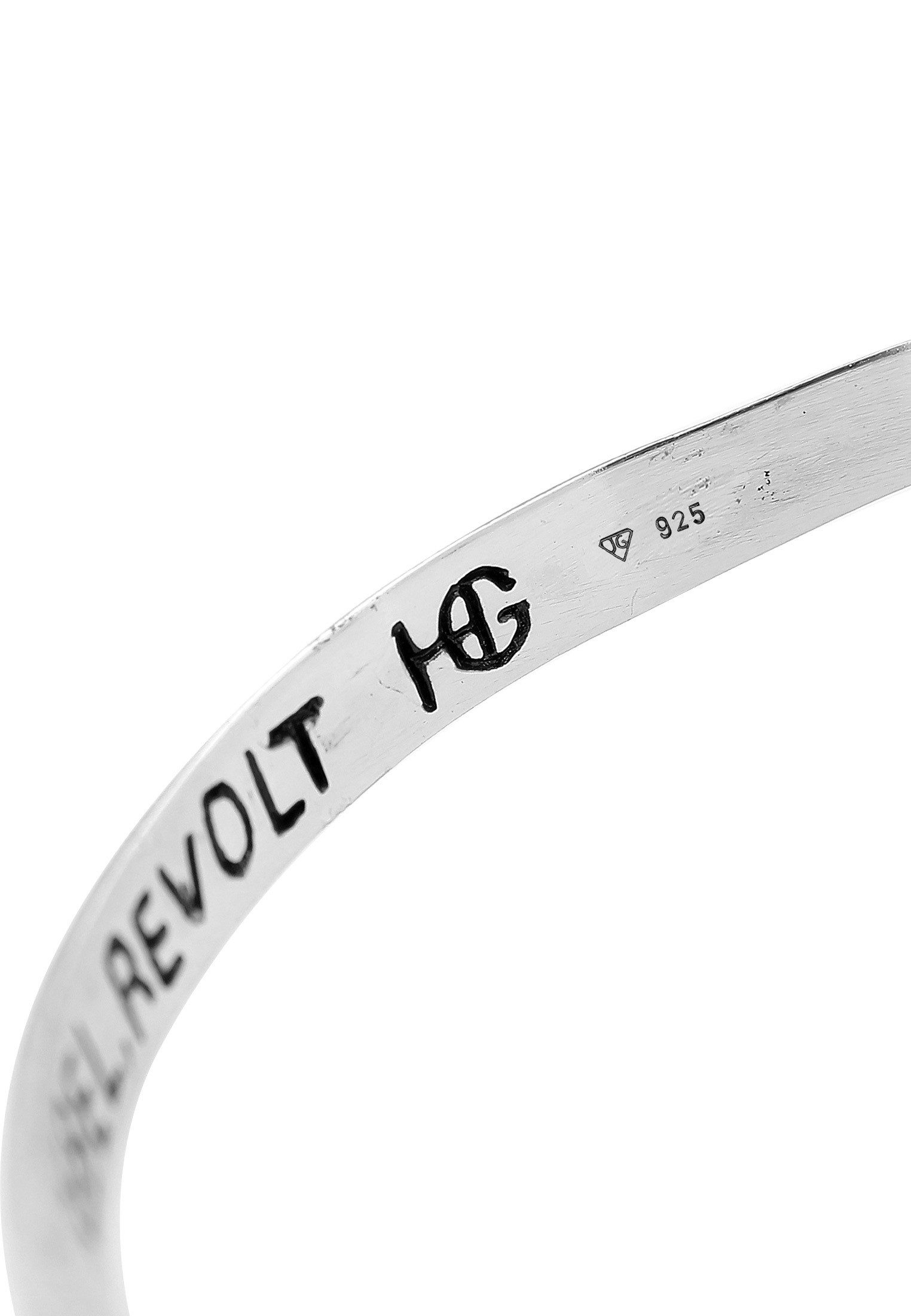 HAZE & GLORY Armreif Armreif - Refuse 925 Silber Bi-Color (kein Set)