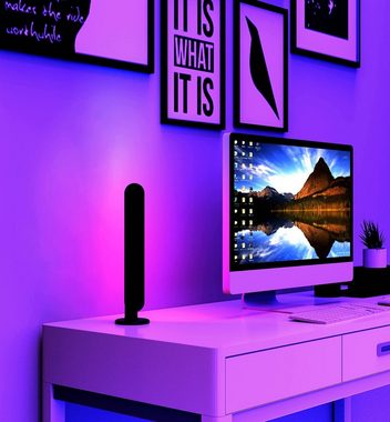 Woward LED Stripe 2er Smart RGB LED TV PV Gaming Hintergrundbeleuchtung Sync Musik Alexa, RGB