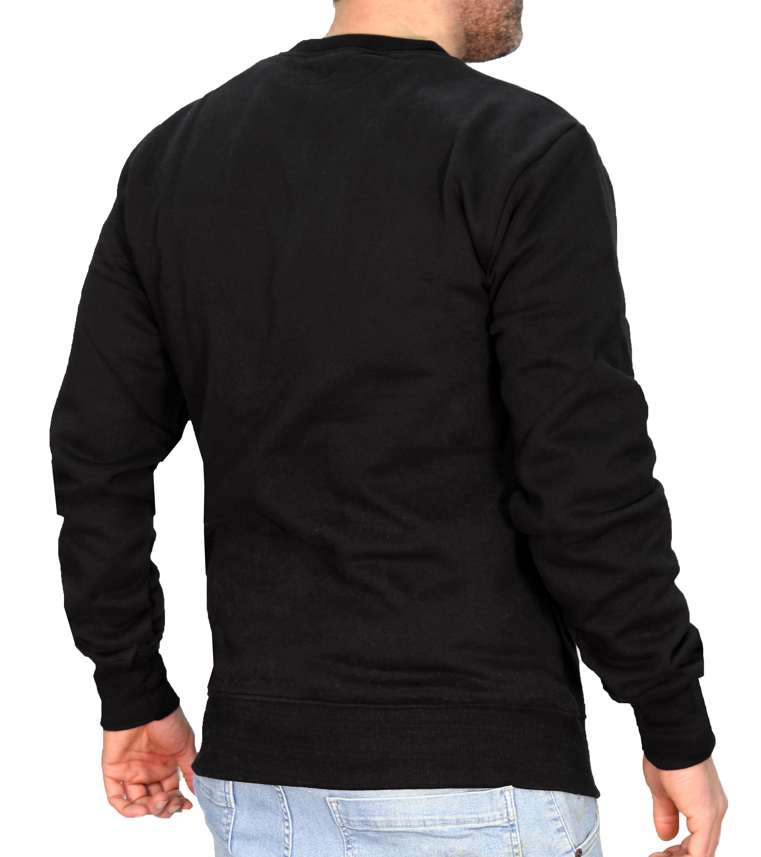 RMK Rundhalspullover Herren Pullover Langarmshirt Sweatshirt günstig online kaufen