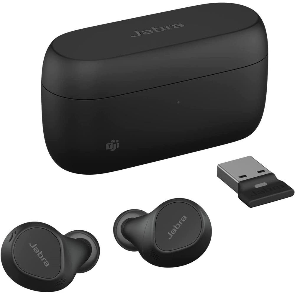 Jabra Evolve2 Buds wireless In-Ear-Kopfhörer (Bluetooth, ANC, USB-A, mit MS  Teams kompatibel), Perfekt für hybrides Arbeiten | In-Ear-Kopfhörer
