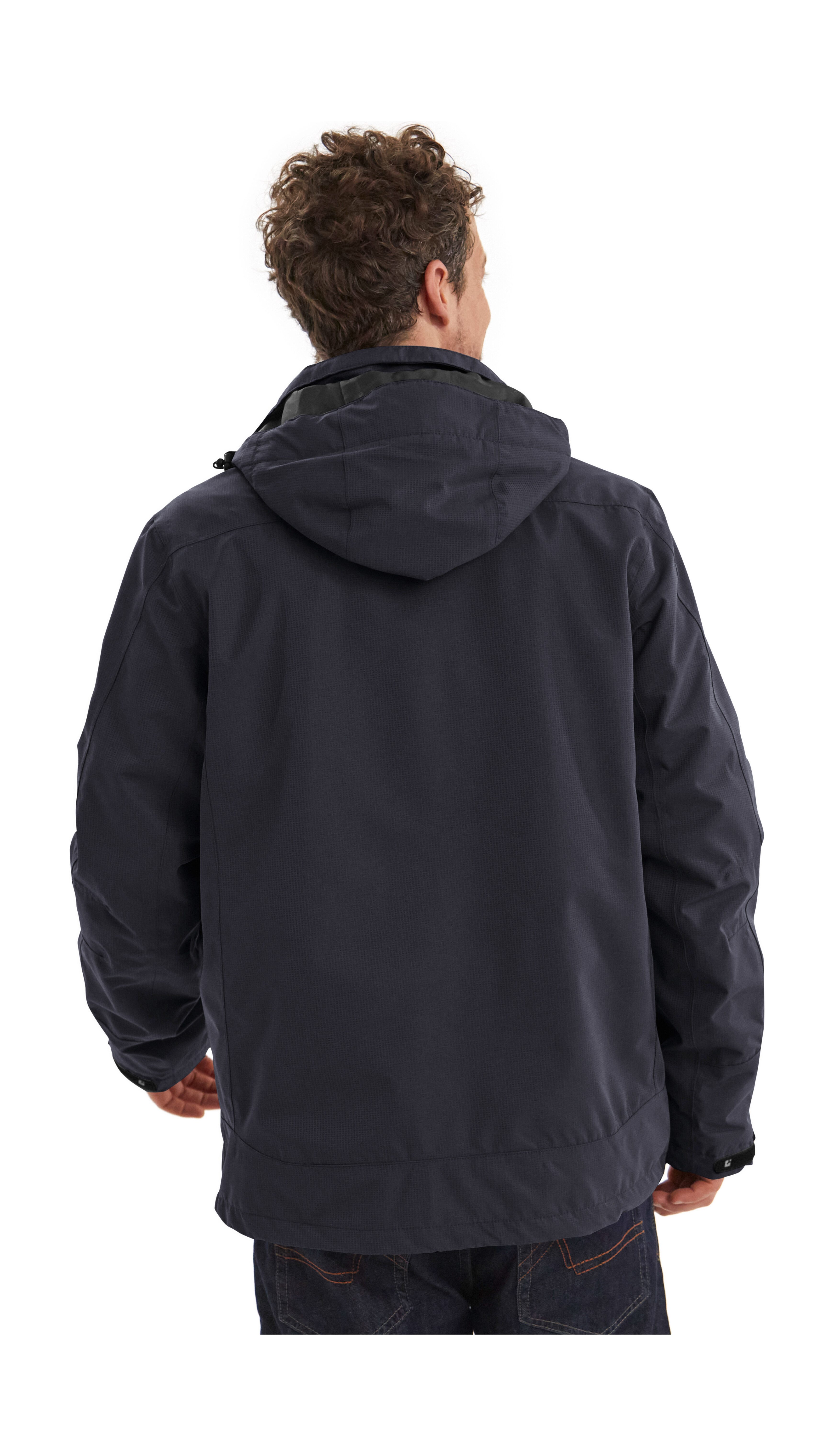 Killtec KOS 1 MN JCKT Wind- und wasserdichte Herrenjacke, atmungsaktiv, abnehmbare Kapuze