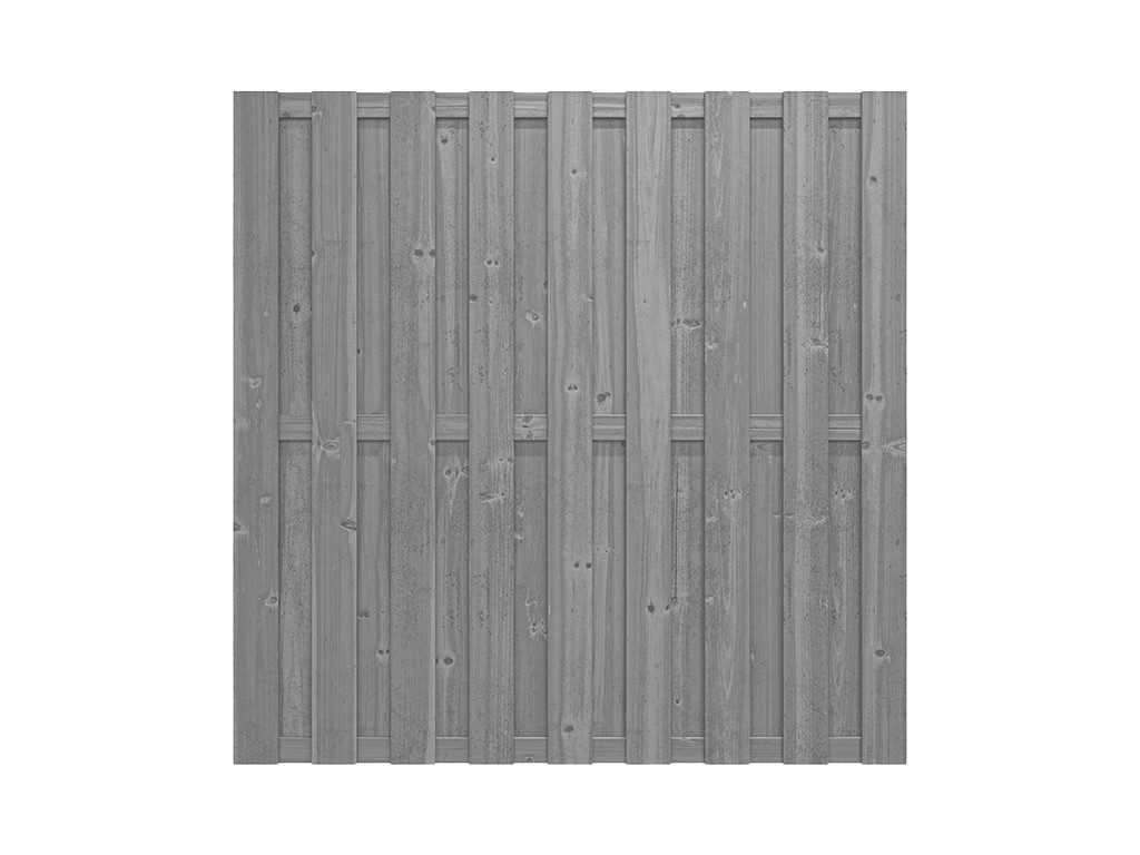 Woodtex Sichtschutzelement WOODTEX Holz Sichtschutzzaun Nadelholz Grau blickdicht