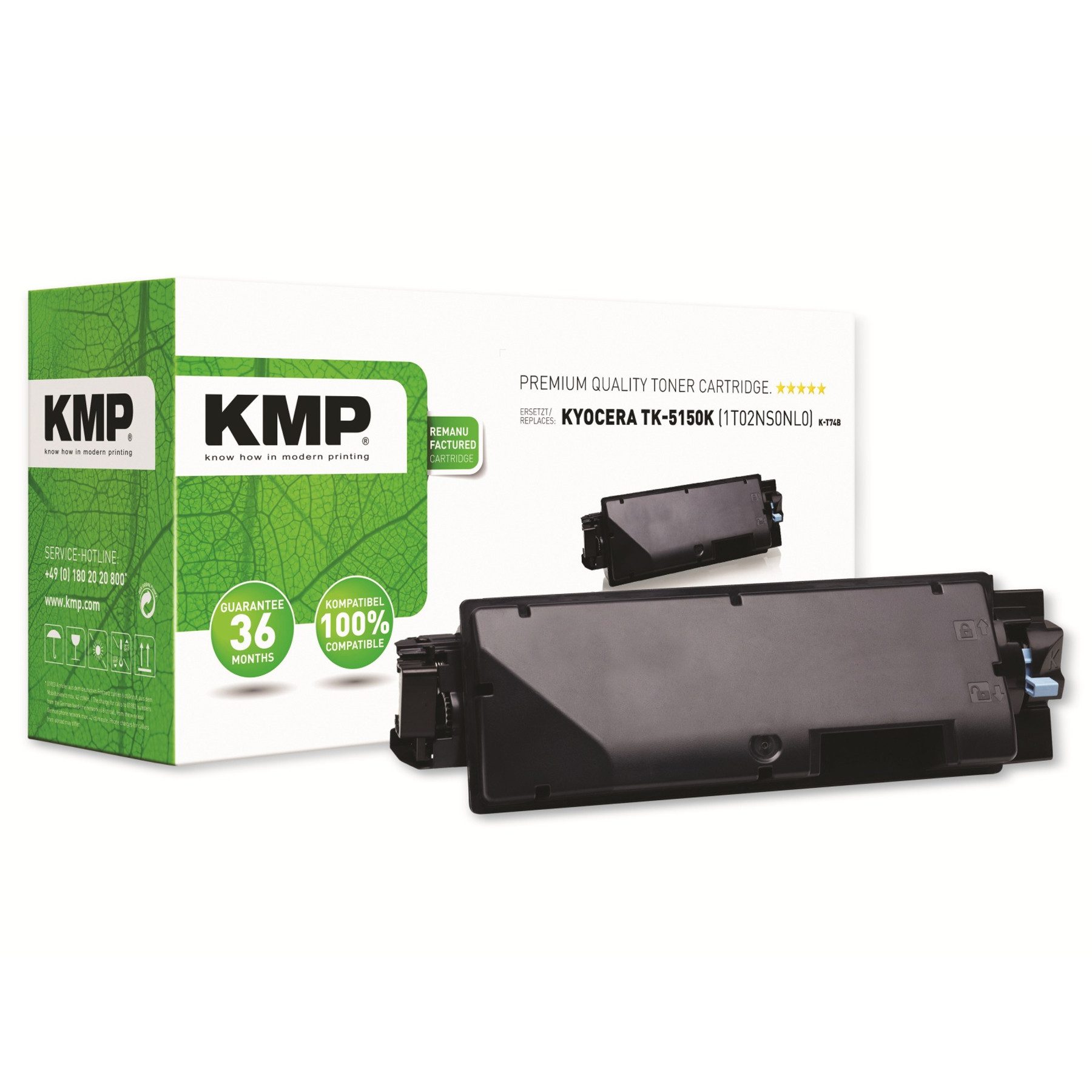 KMP Tonerpatrone KMP Toner K-T74B, kompatibel zu KYOCERA
